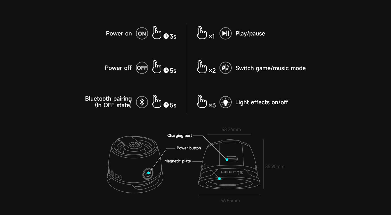 Edifier G200 Bluetooth Magnetic Speakers