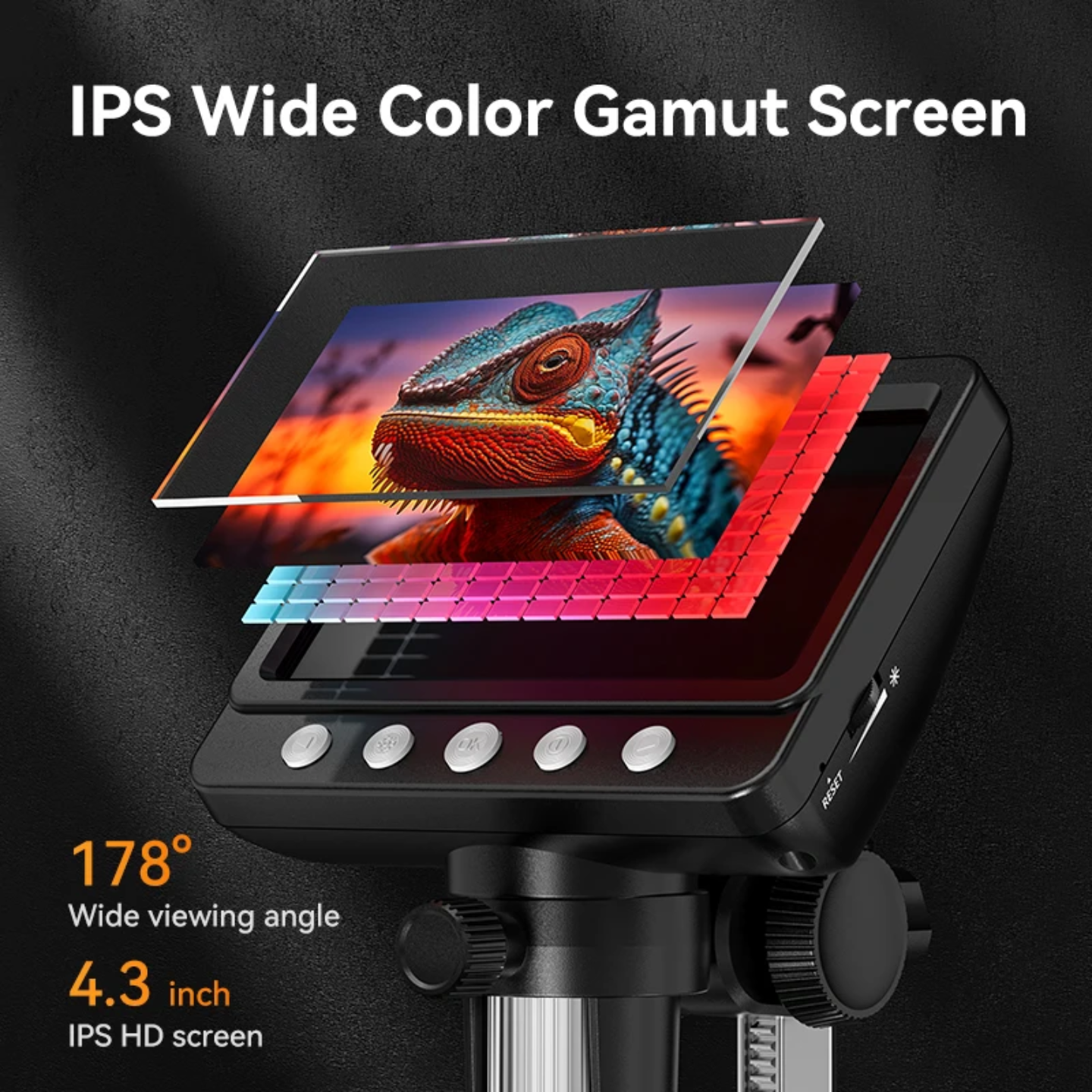 Digital 50X-1000X Microscope With Camera
