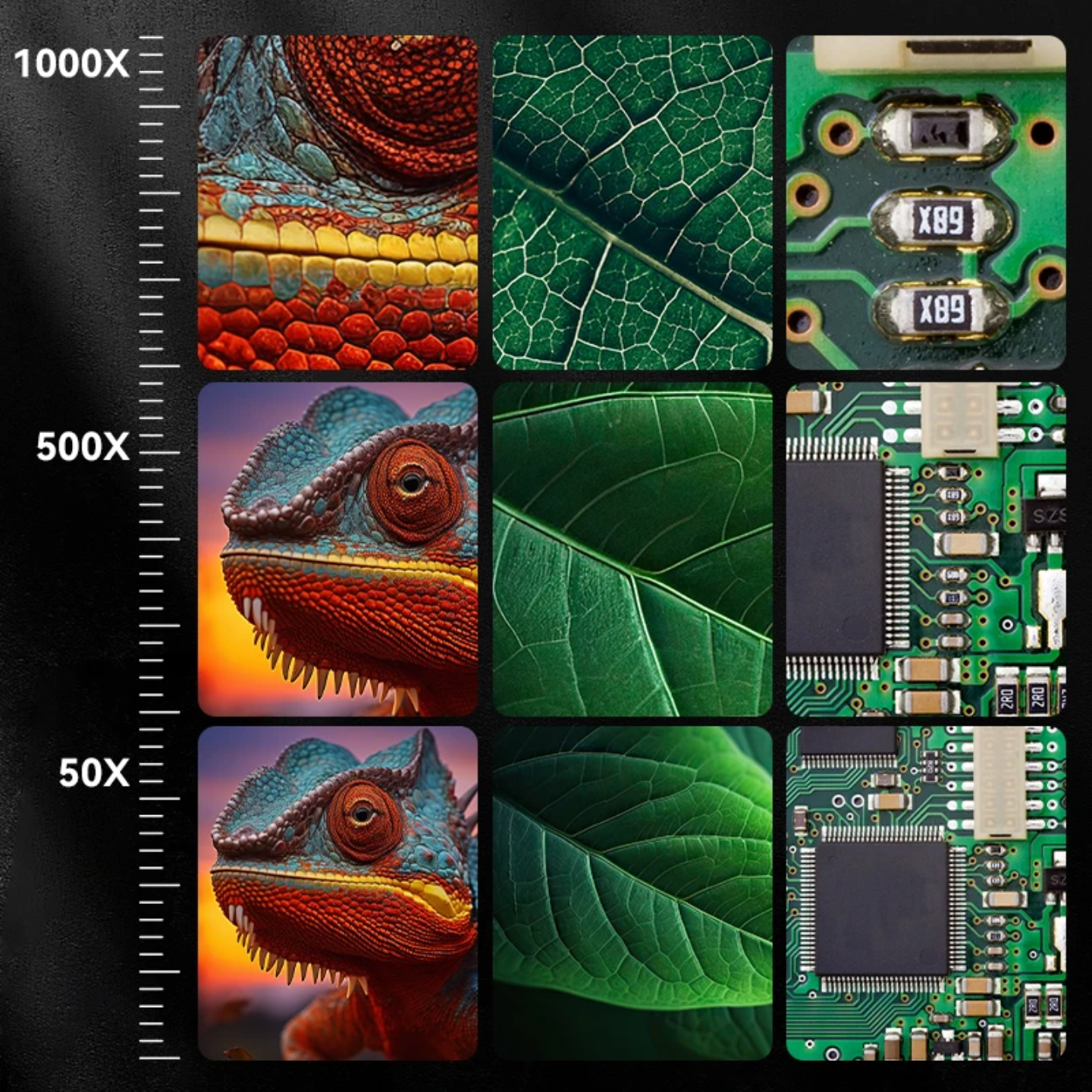 Digital 50X-1000X Microscope With Camera