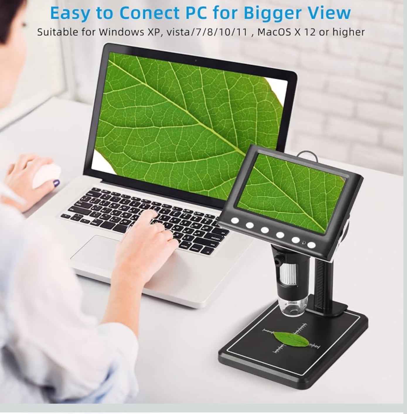 Digital 50X-1000X Microscope With Camera