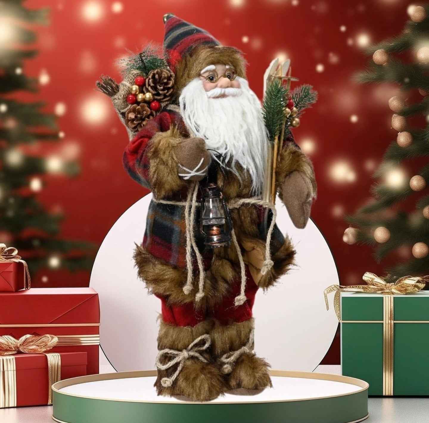 Kaemingk Father Christmas Santa Figure