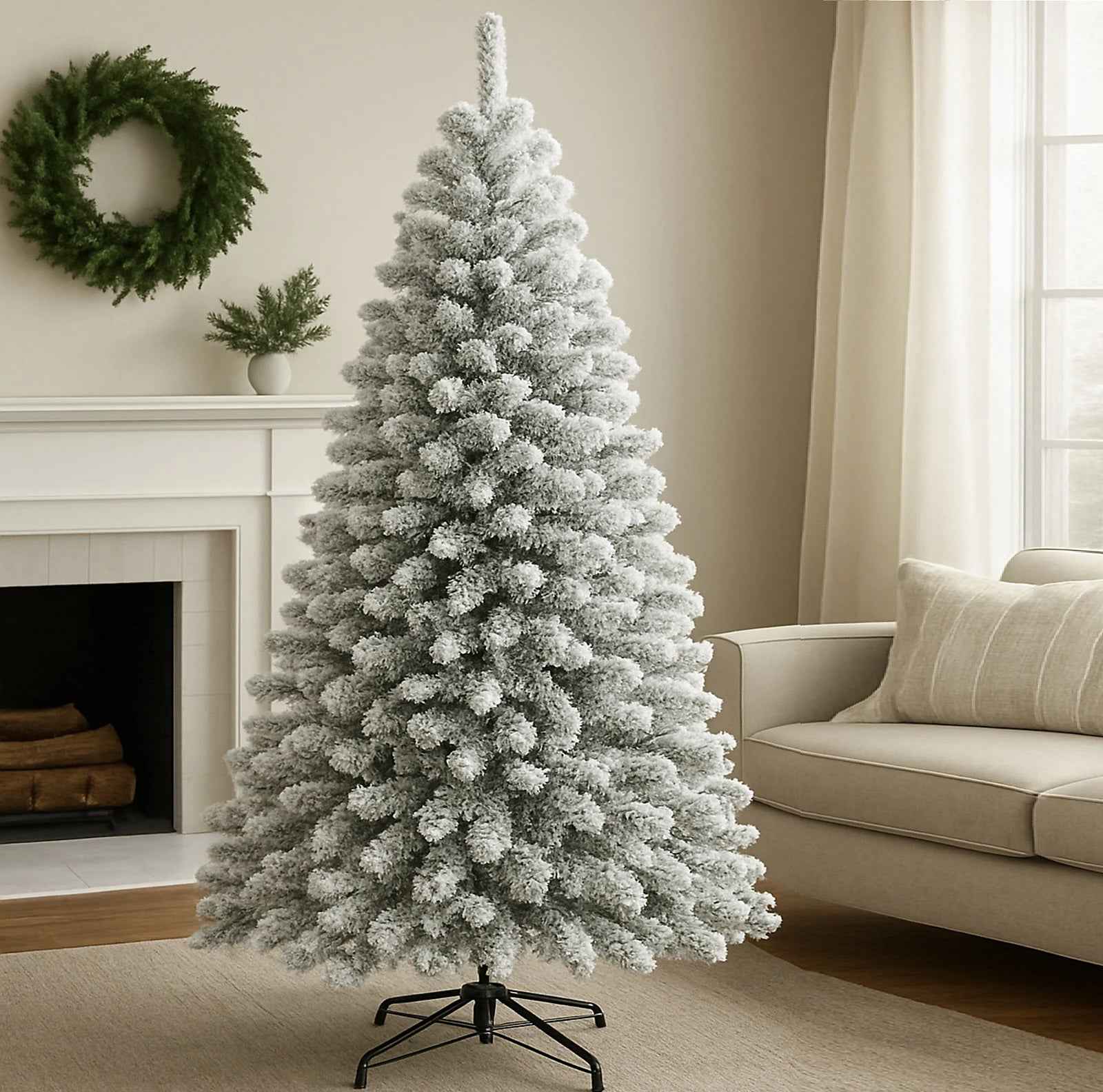 Kaemingk Frosted Imperial Pine Christmass Tree