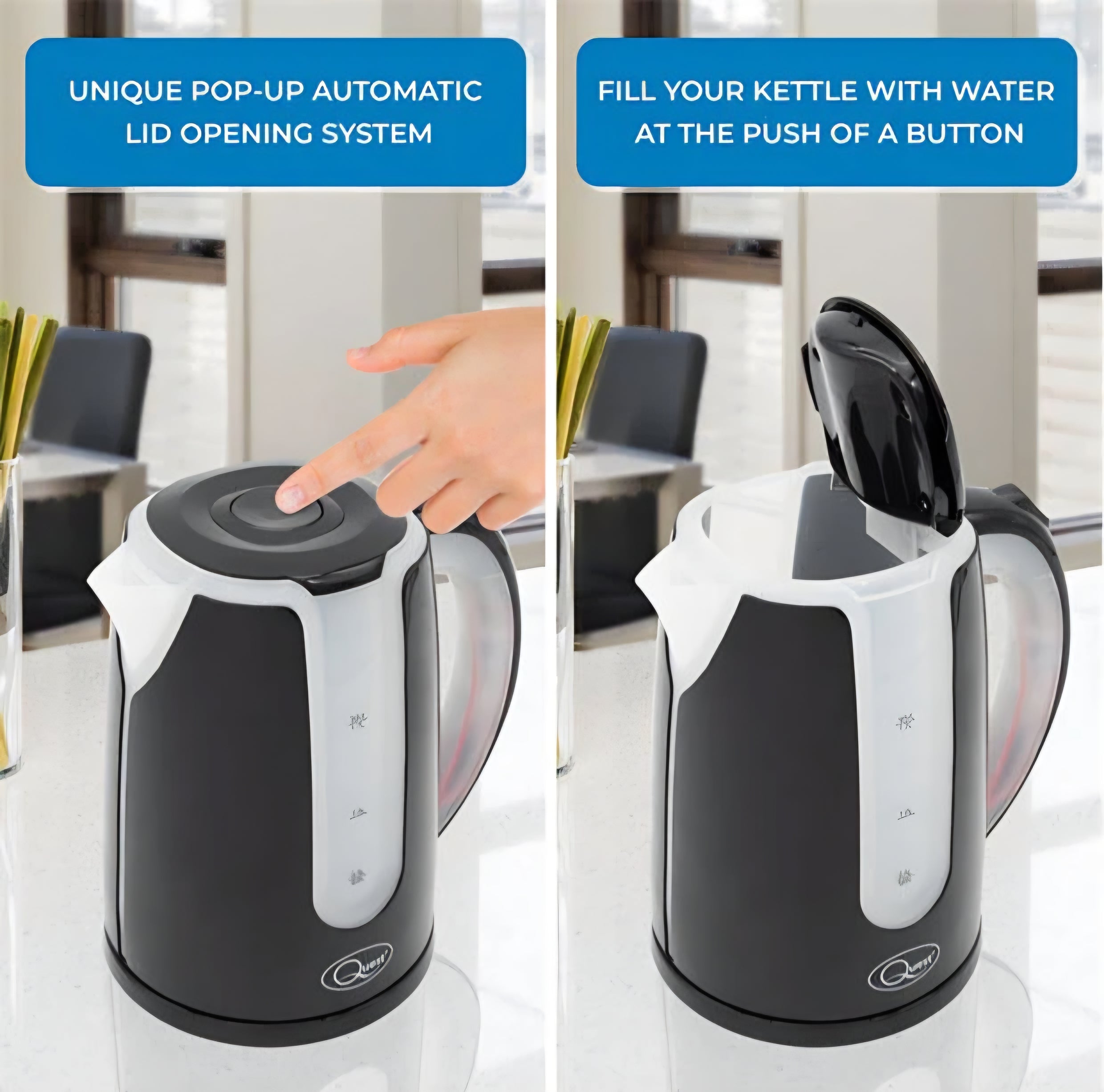 Quest 1.7L Dual LED Illuminated Kettle