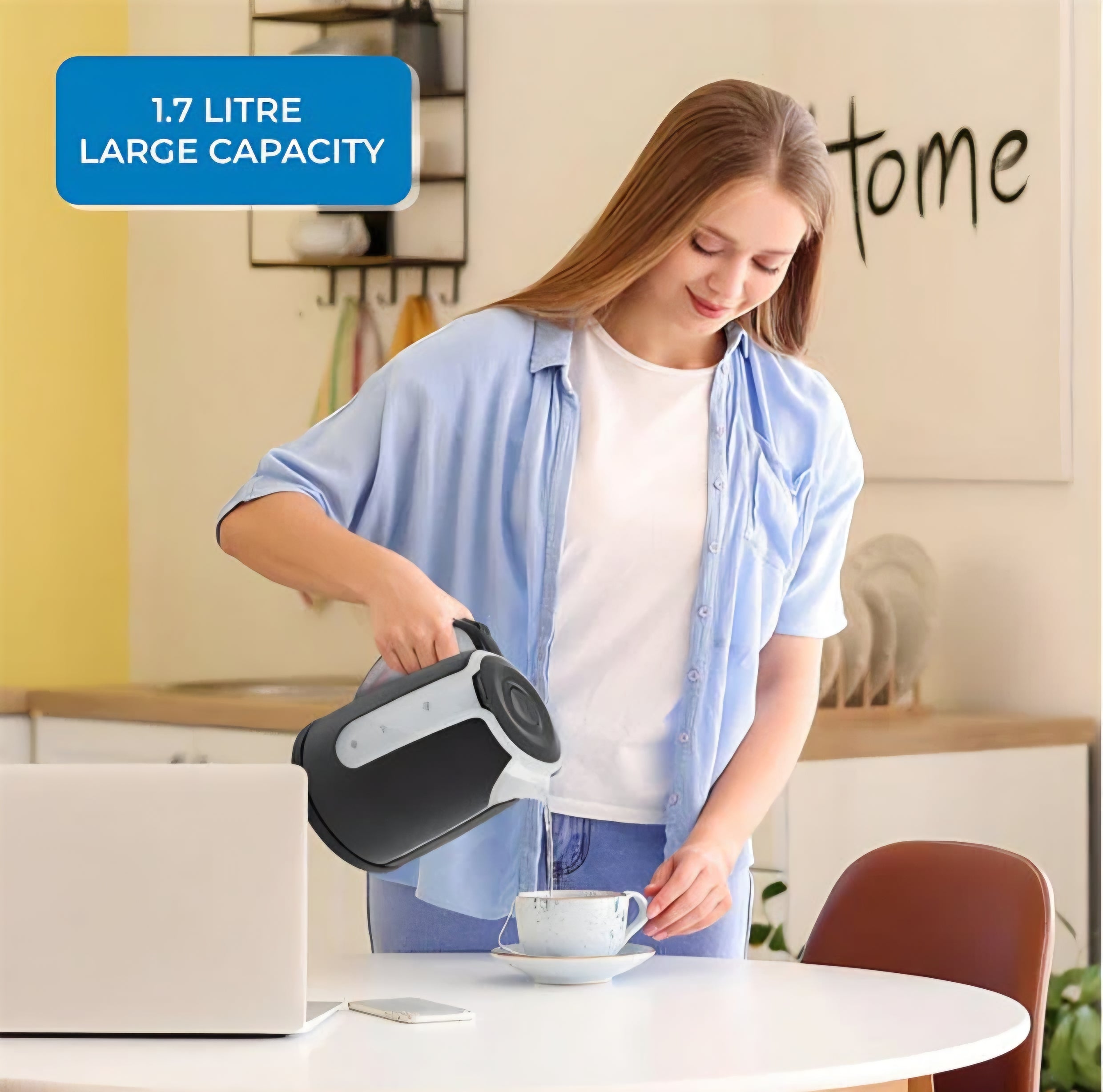 Quest 1.7L Dual LED Illuminated Kettle