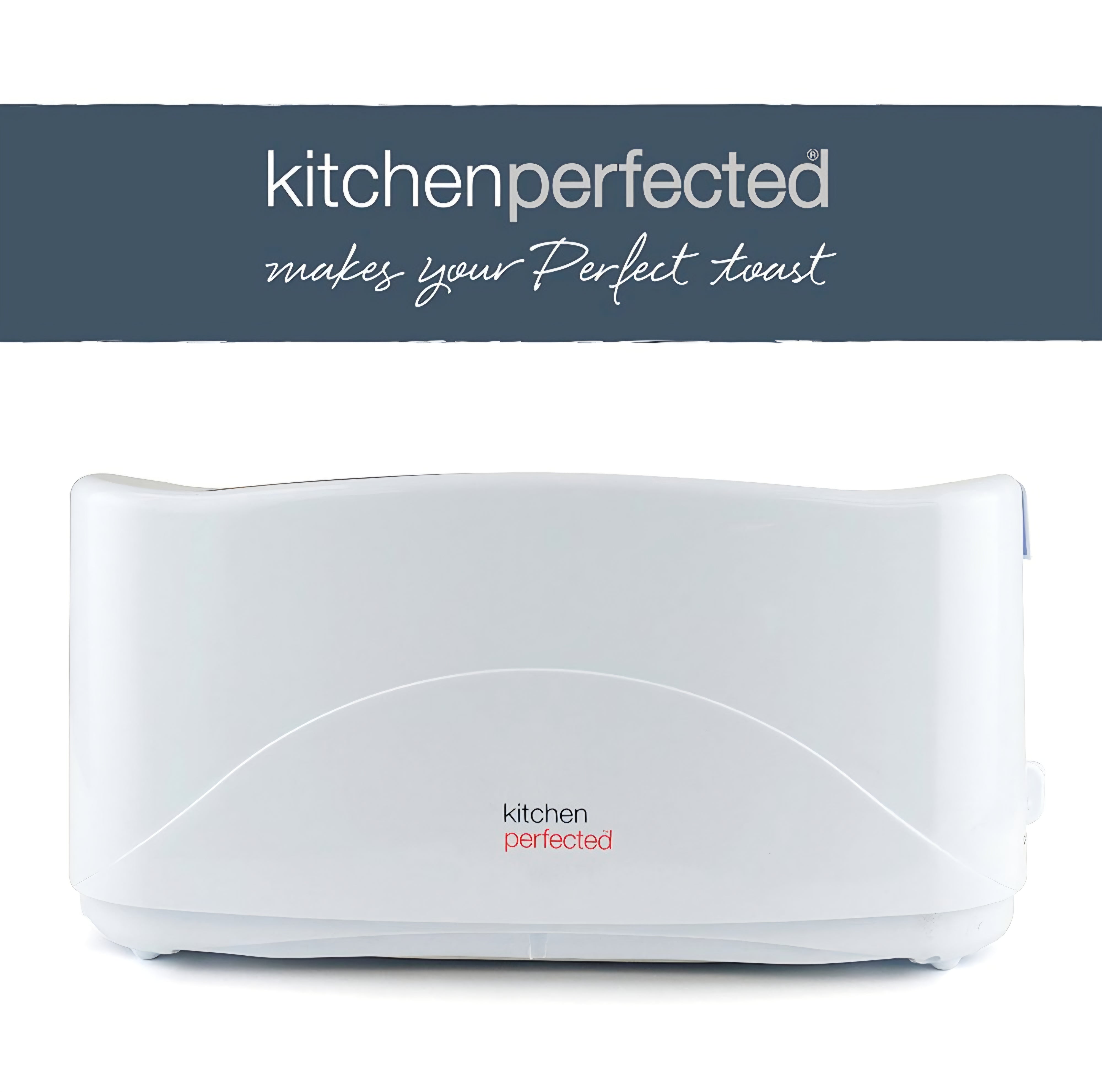 KitchenPerfected 4 Slice Long Slot Toaster