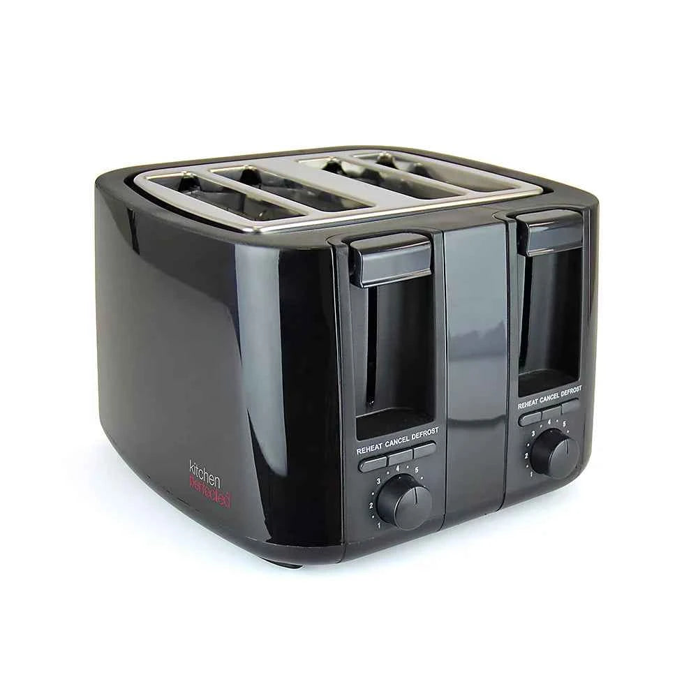 KitchenPerfected 4 Slice Extra Wide Slot Toaster