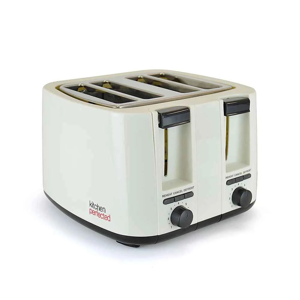 KitchenPerfected 4 Slice Extra Wide Slot Toaster