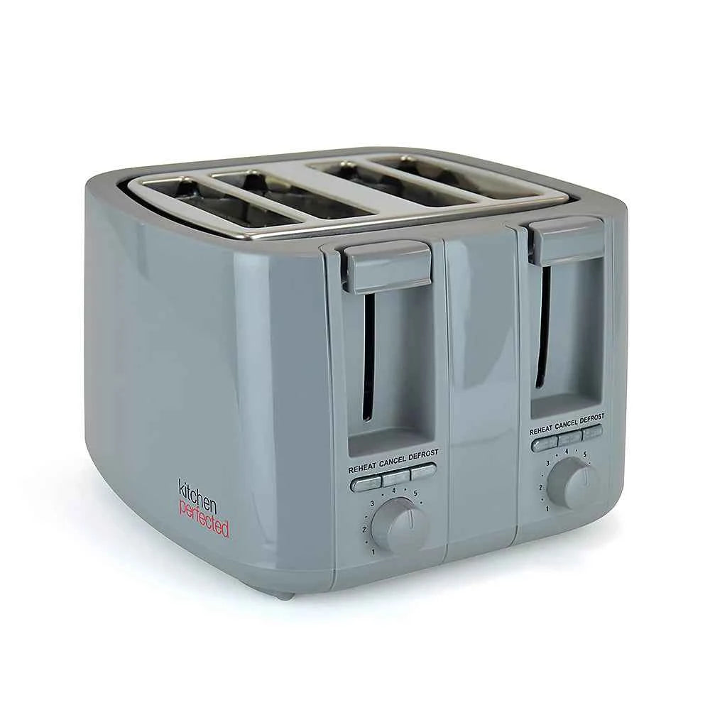 KitchenPerfected 4 Slice Extra Wide Slot Toaster