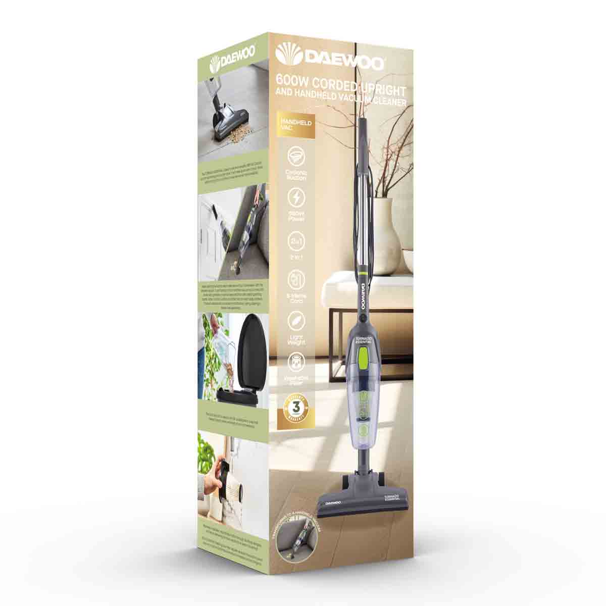 Daewoo Tornado Essential Corded Vacuum