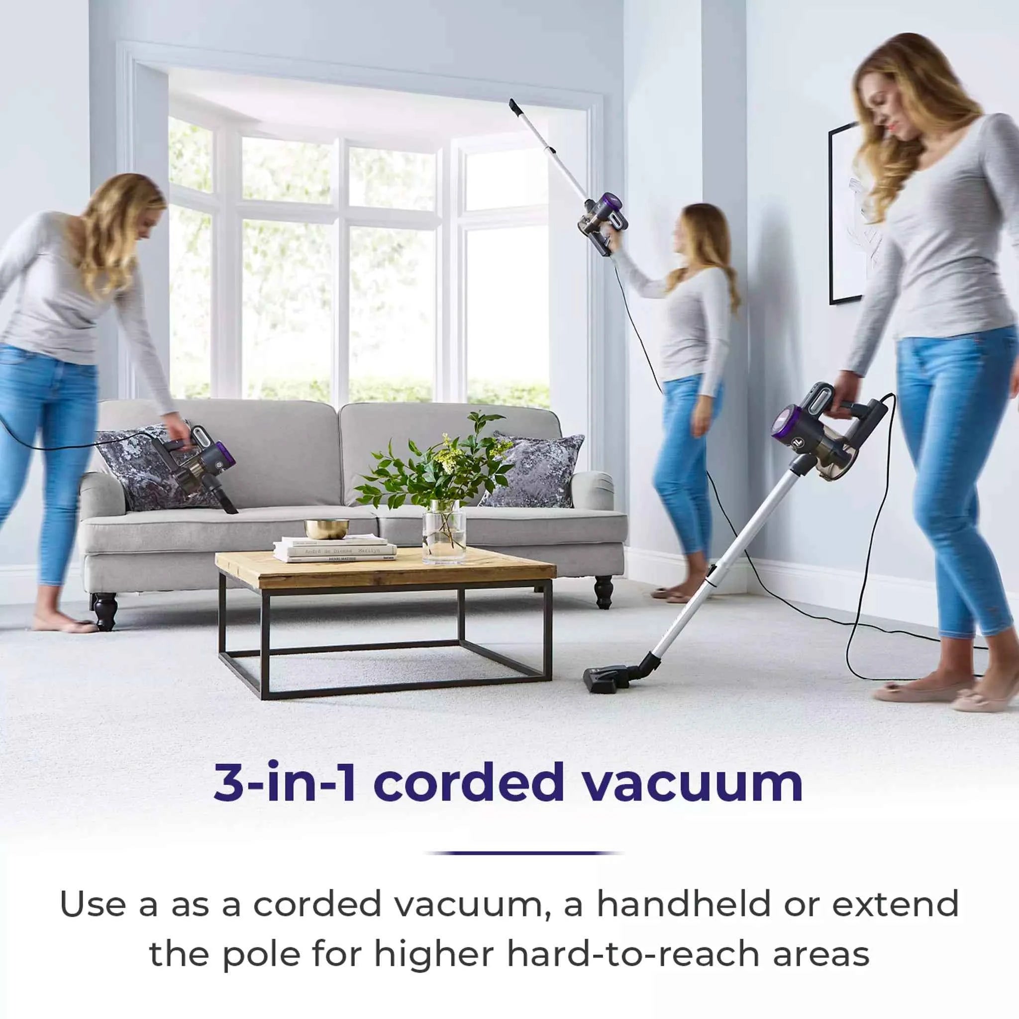 Tower XEC20 Plus 3 in 1 Corded Pole Vacuum