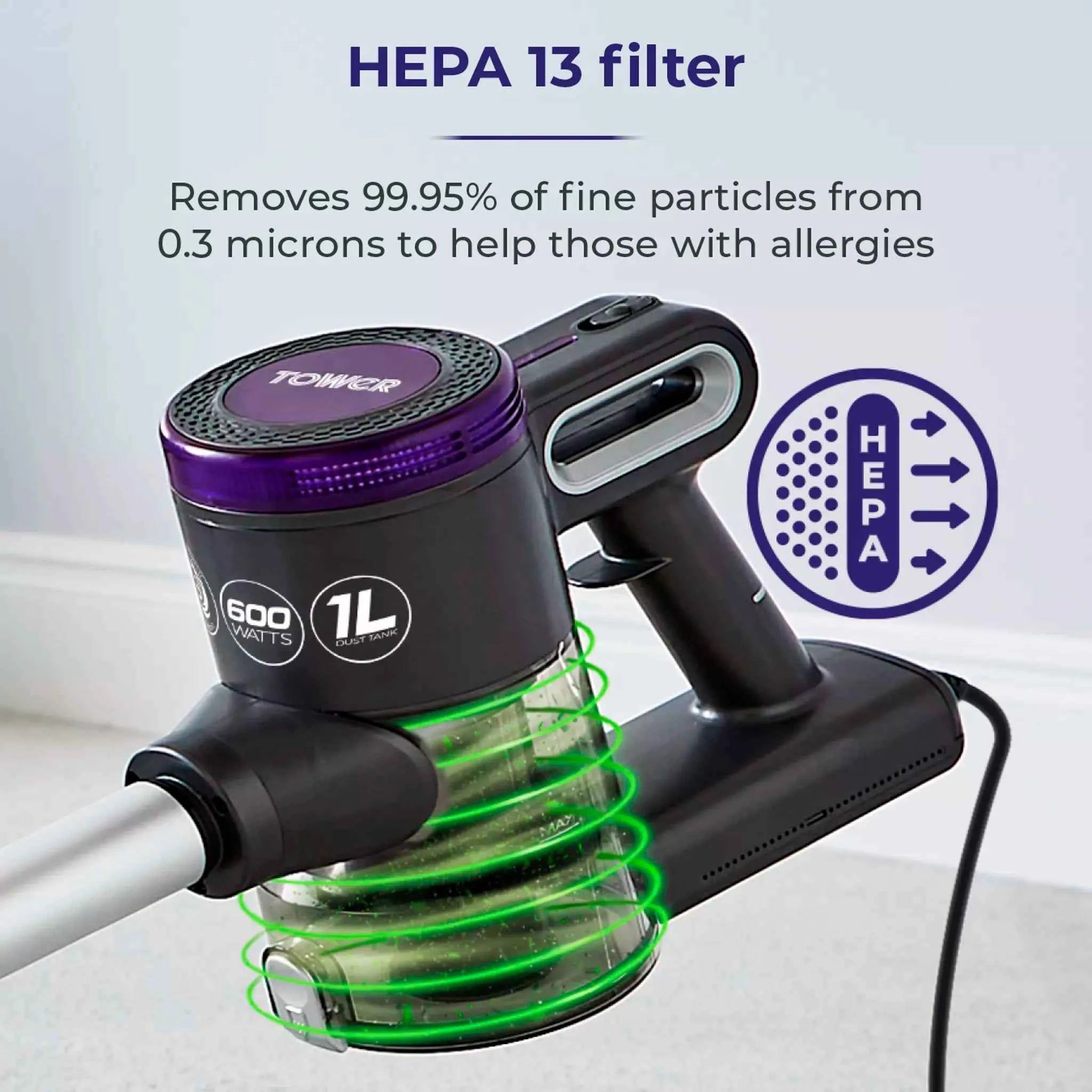 Tower XEC20 Plus 3 in 1 Corded Pole Vacuum