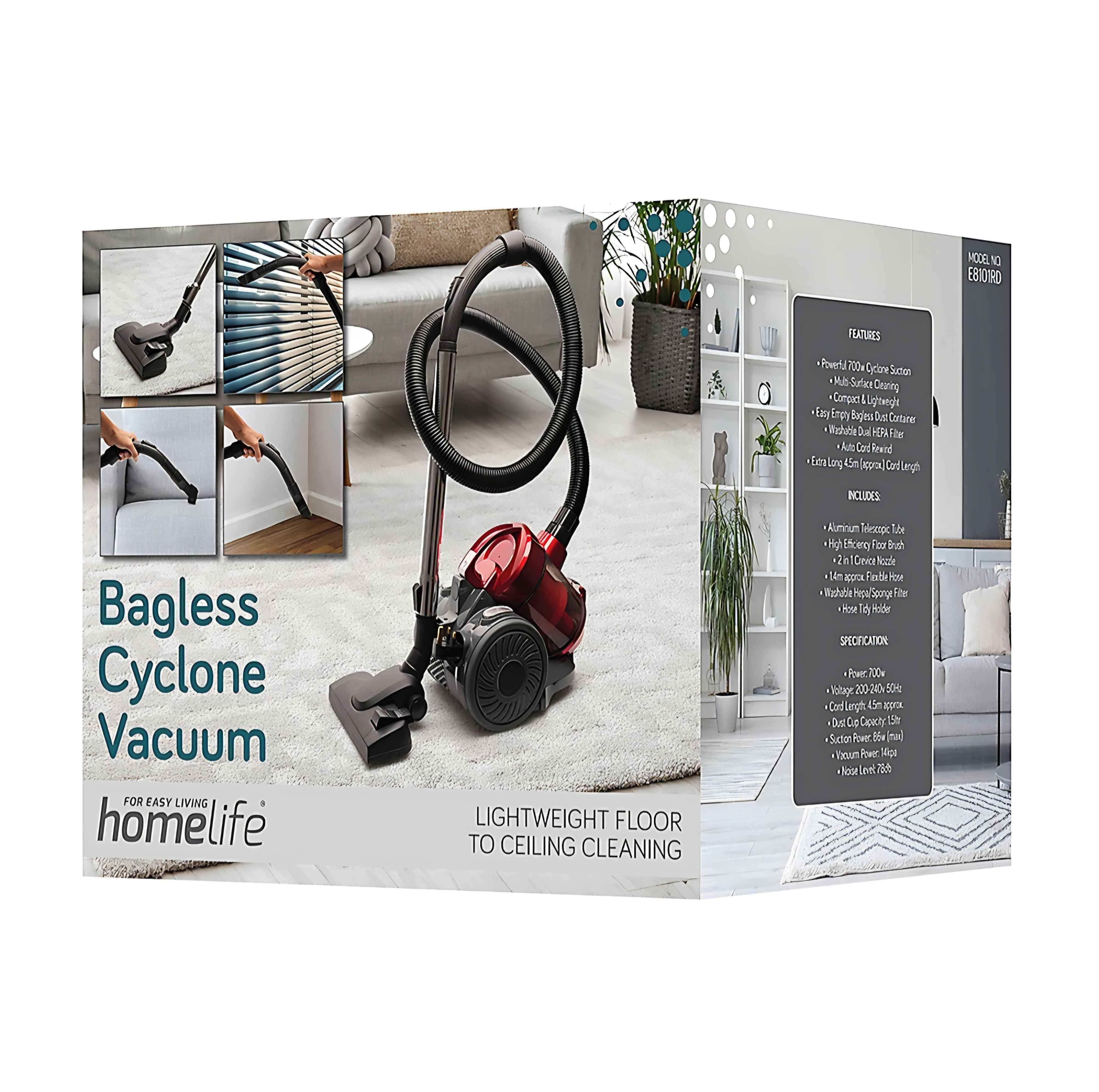 Homelife Bagless Corded Cyclone Vacuum