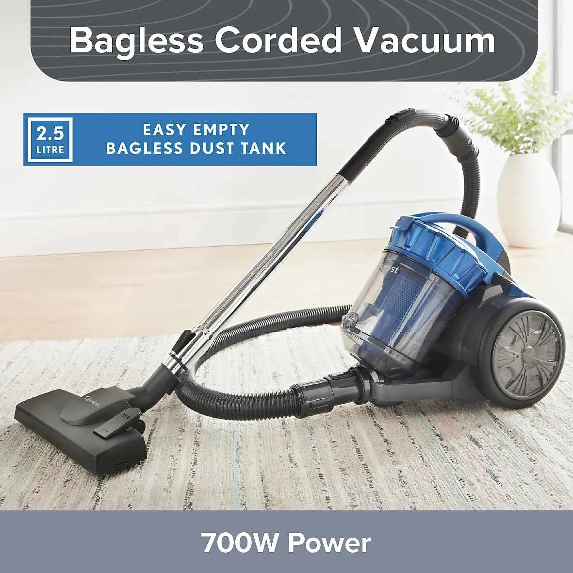 Quest Multi-Cyclonic Vacuum Cleaner
