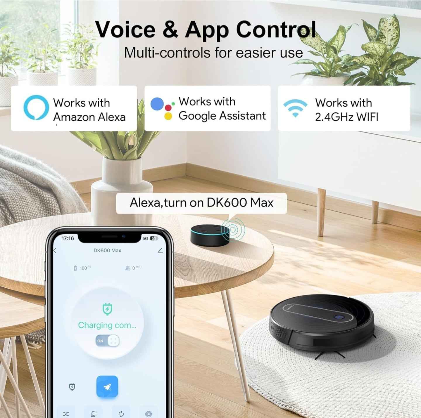 Denkee D600 Robot Vacuum Cleaner