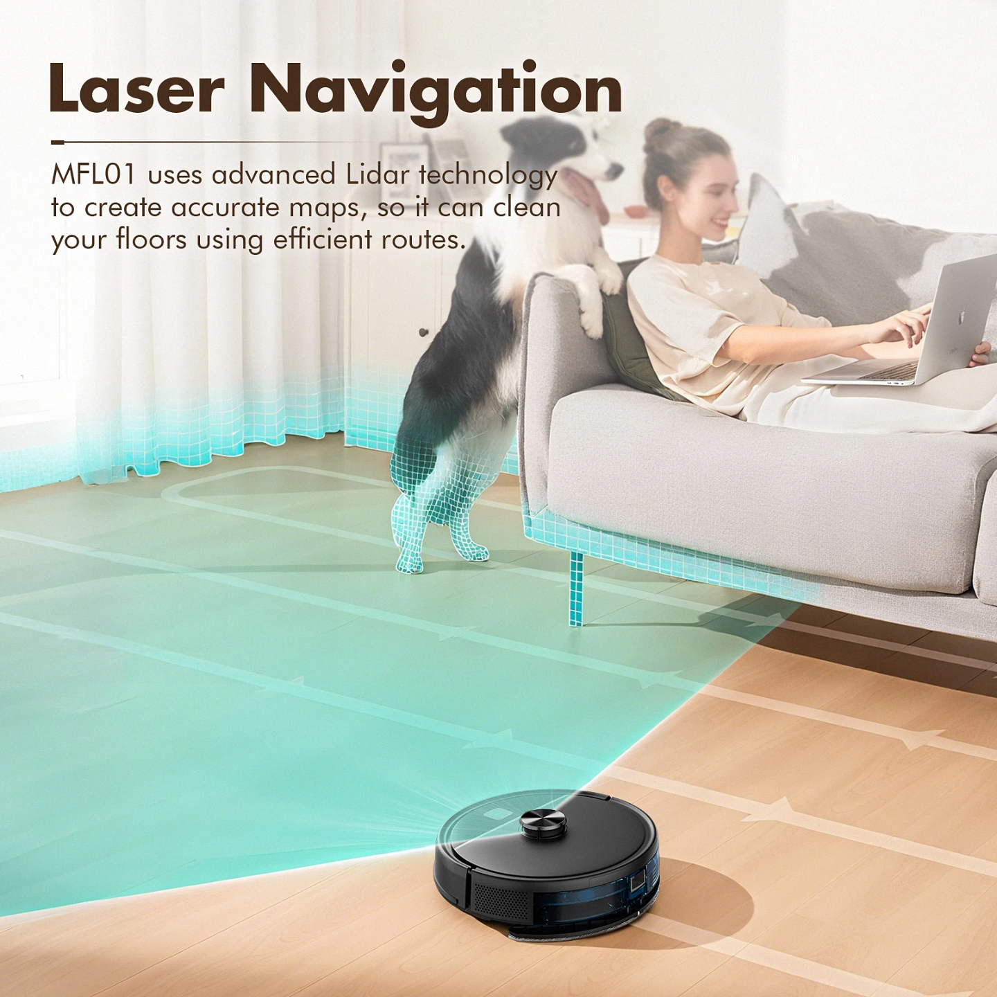 Minfu AI Robot Vacuum Cleaner