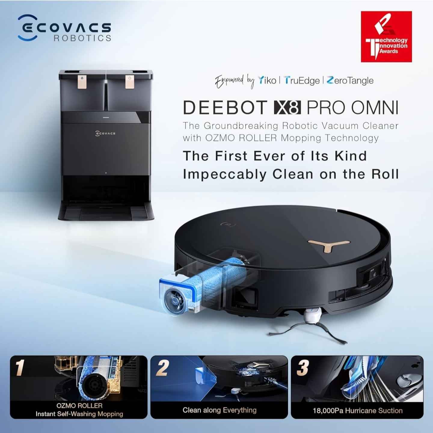 Ecovacs Deebot X8 Pro Robot Vacuum Cleaner
