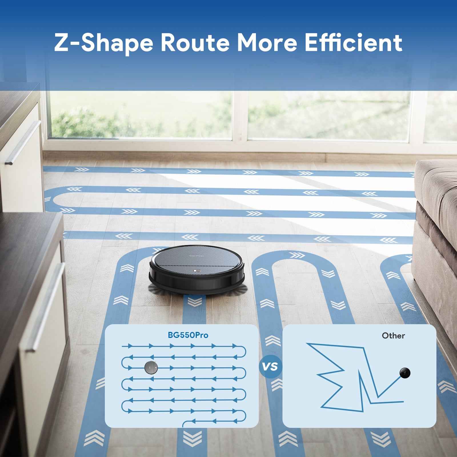 Bagotte Bg550 Pro Robot Vacuum Cleaner