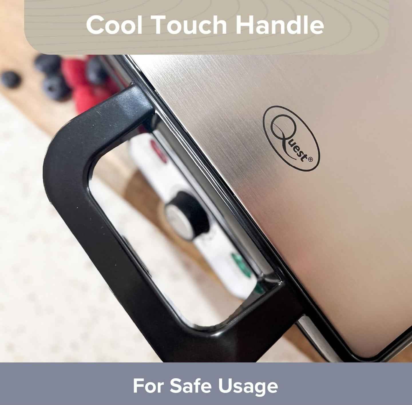 Quest 4 Slice Deep Fill Waffle Maker