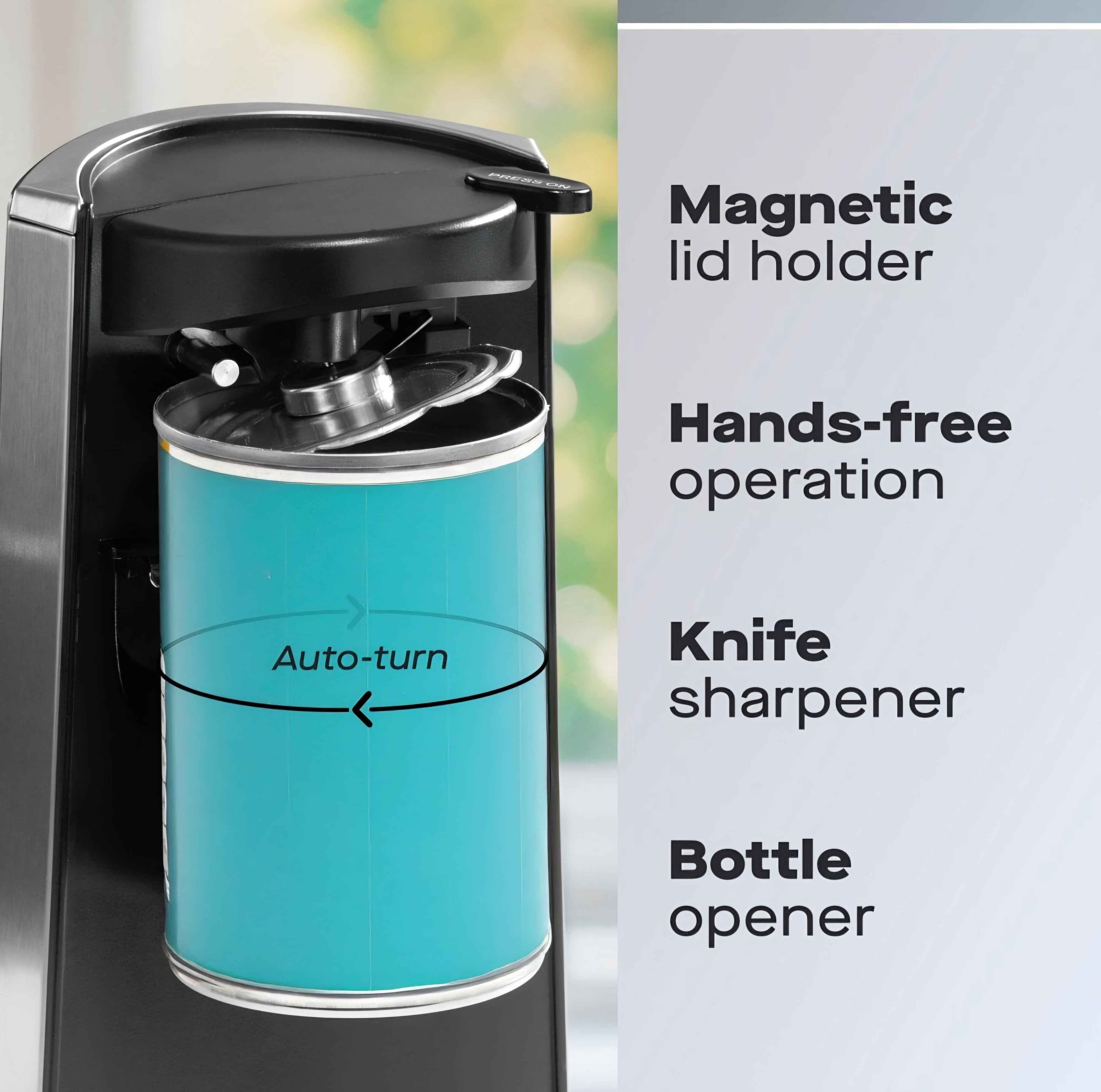 Daewoo 3 in 1 Can Opener Knife Sharpner And Bottle Opener