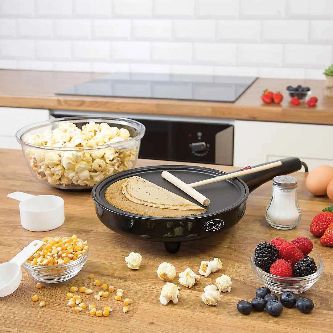 Quest 2 In 1 Popcorn And Crepe Maker
