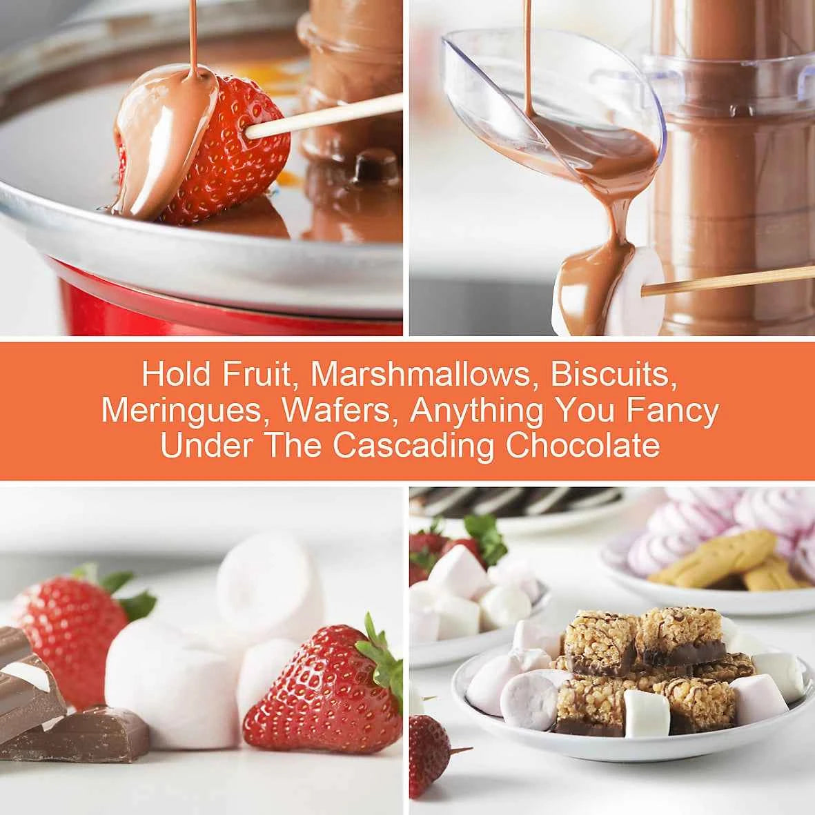 Global Gizmos Cascading Chocolate Fountain