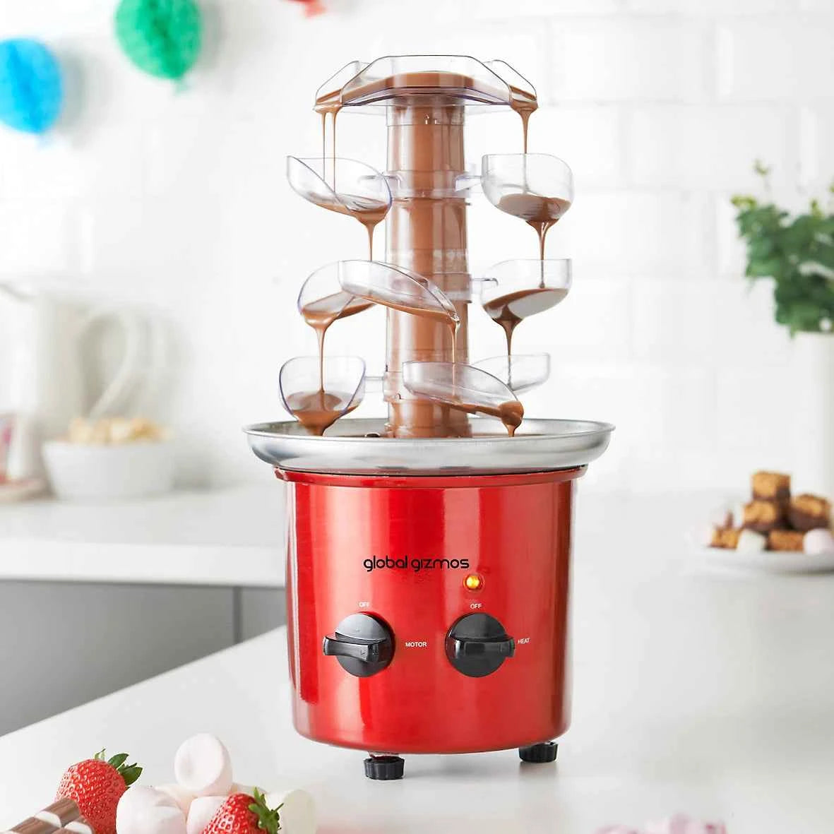 Global Gizmos Cascading Chocolate Fountain