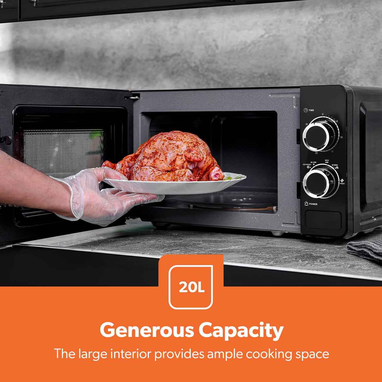Geepas Manual Freestanding Microwave