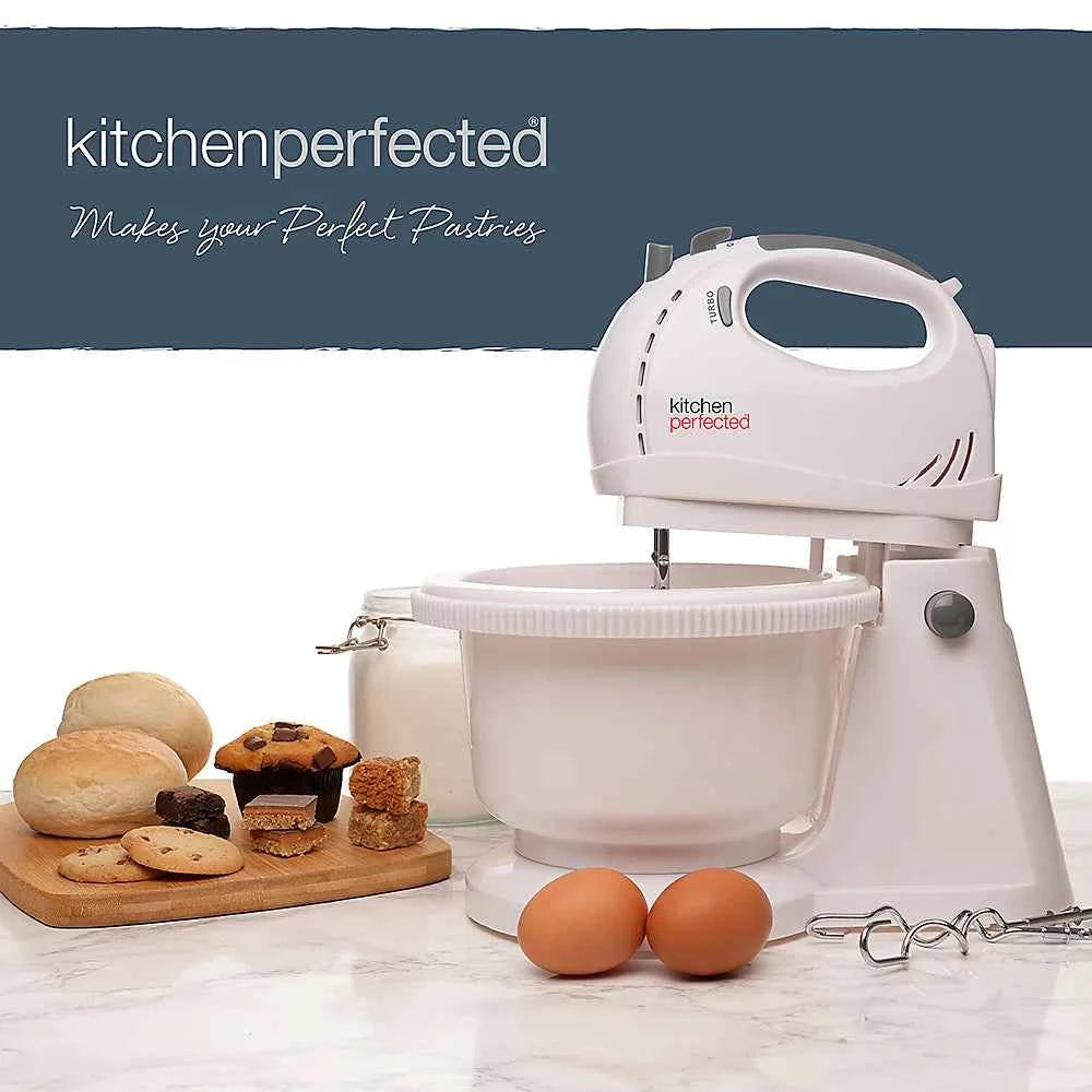 Kitchen Perfected Hand Mixer With 2ltr Rotaating Bowl