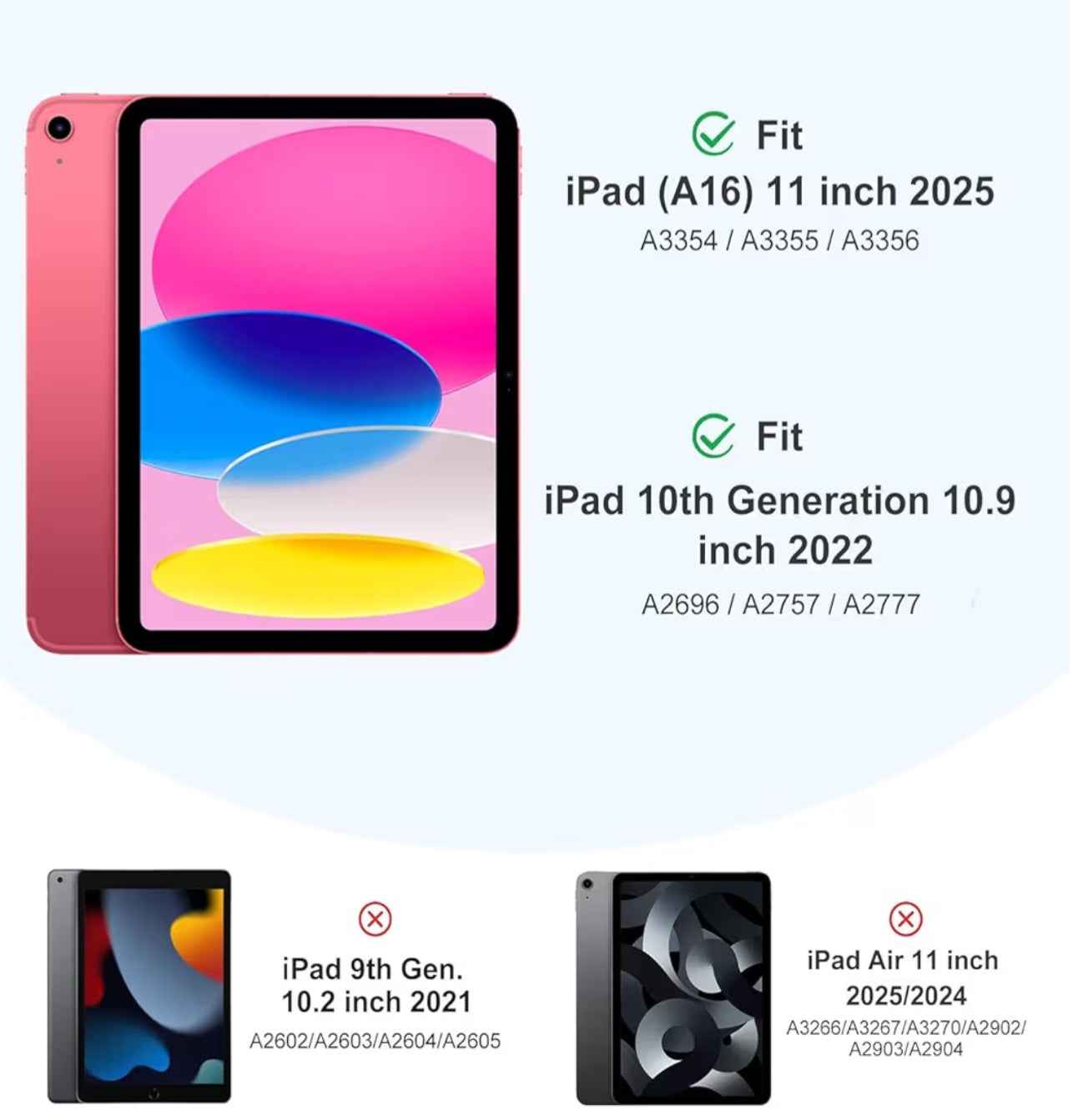 Ultra Slim Case For iPad 10th Gen And A16