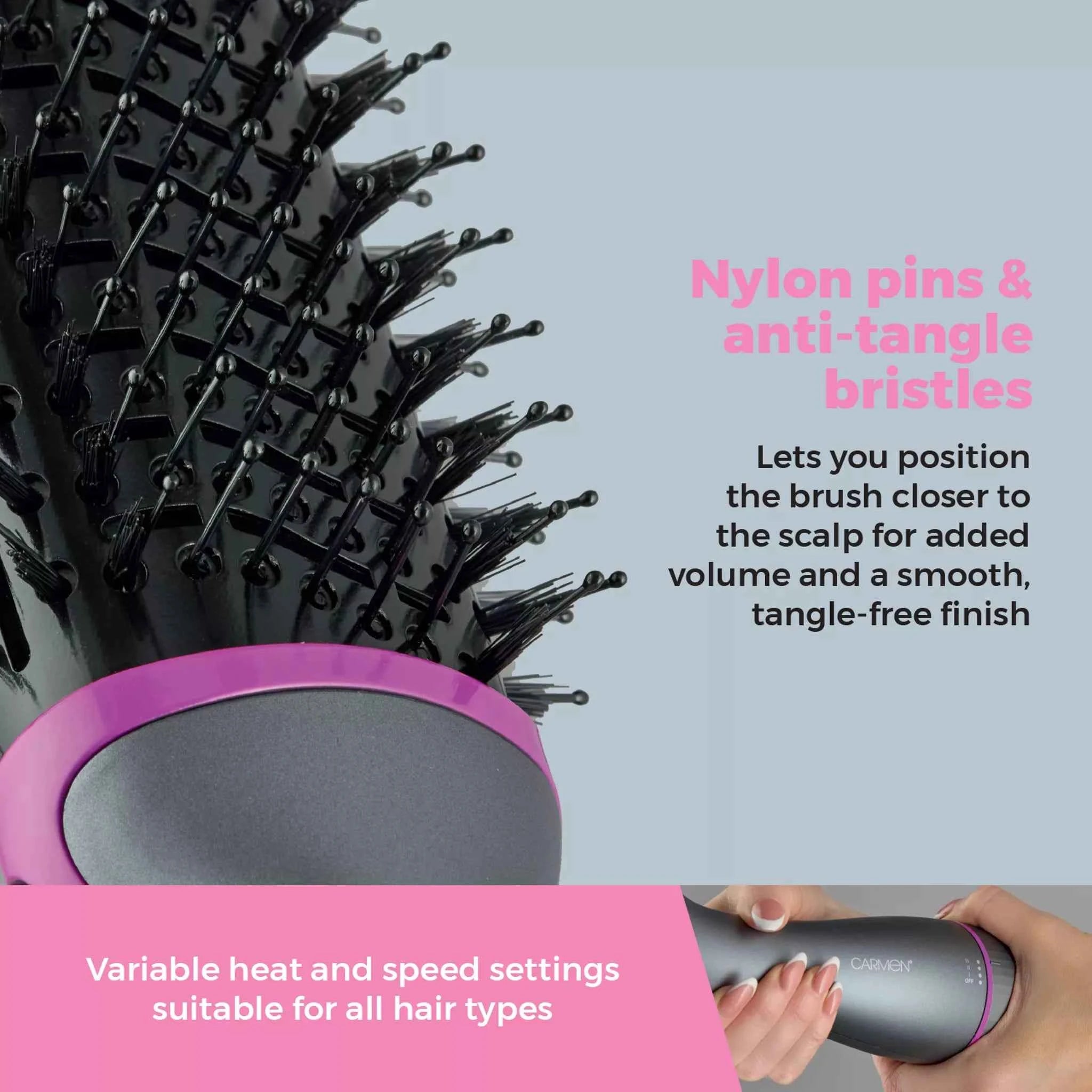 Carmen Neon Hot Air Brush