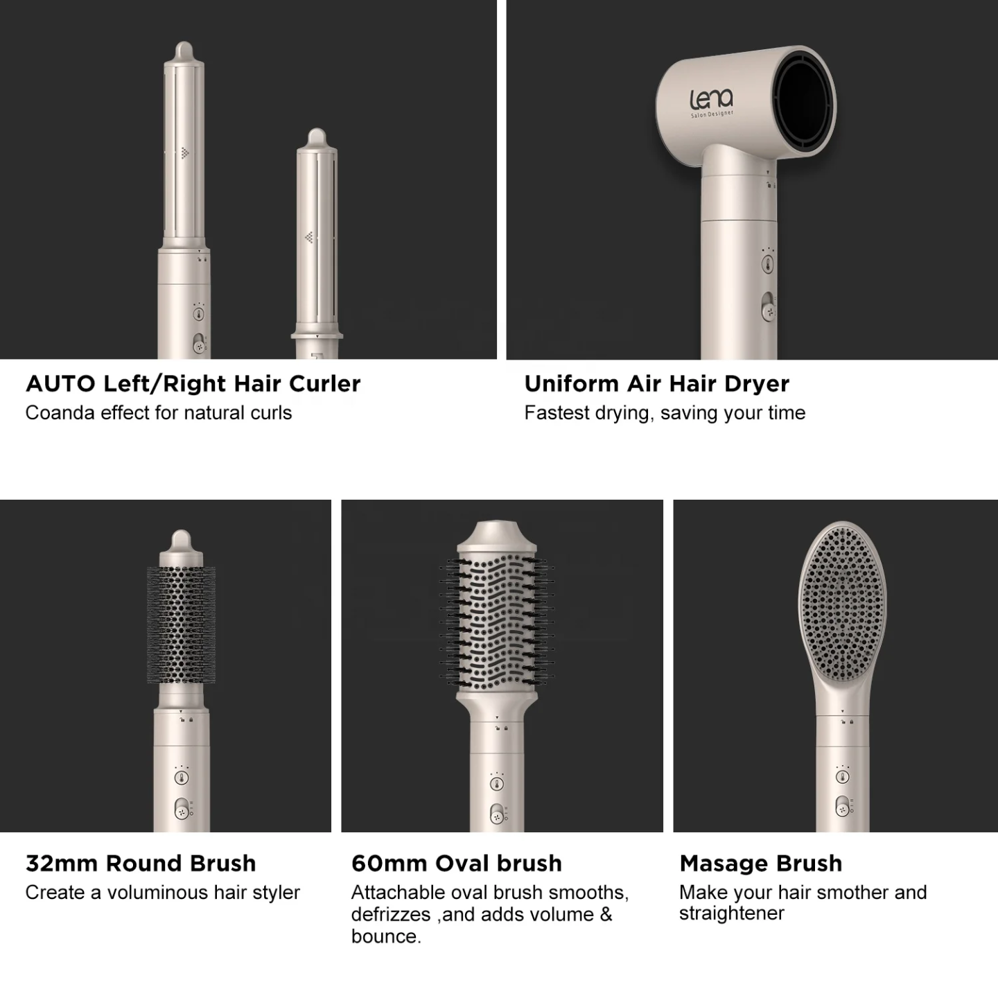 Lena Ionic Auto Hair Styler