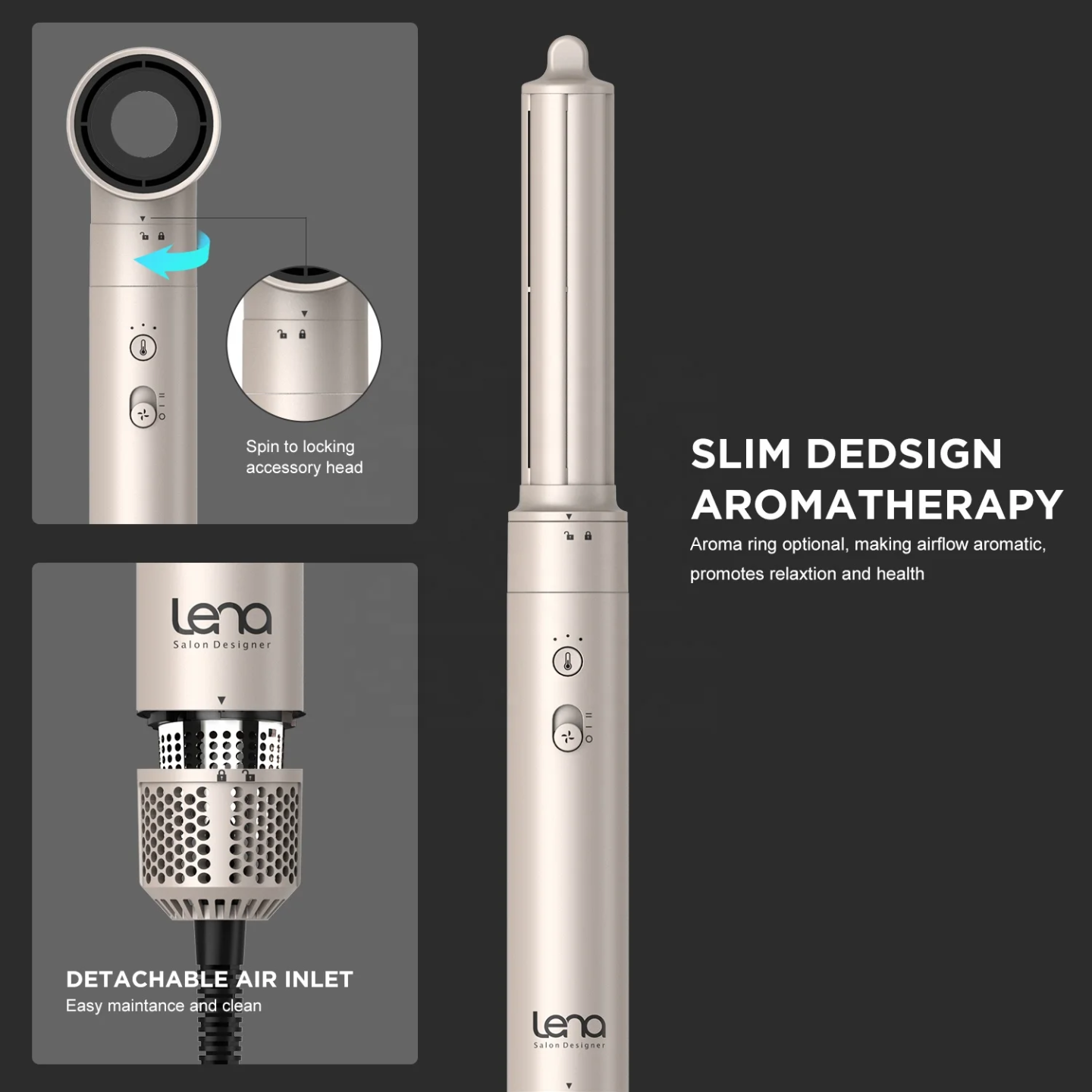 Lena Ionic Auto Hair Styler