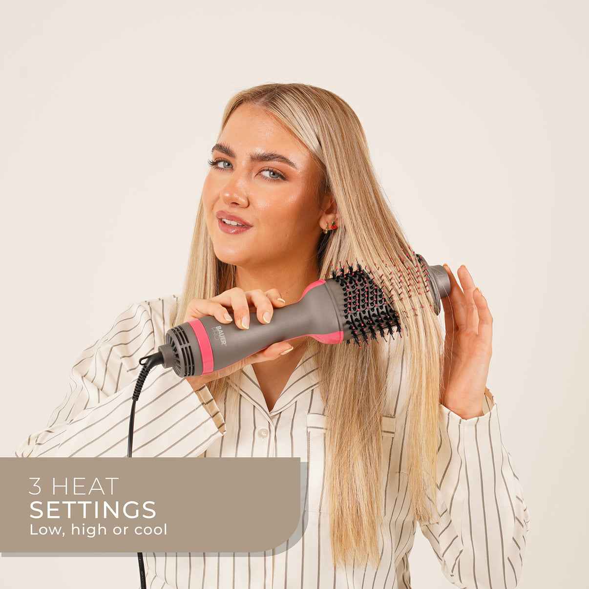 Bauer Ionic Hot Air Blow Dry Brush