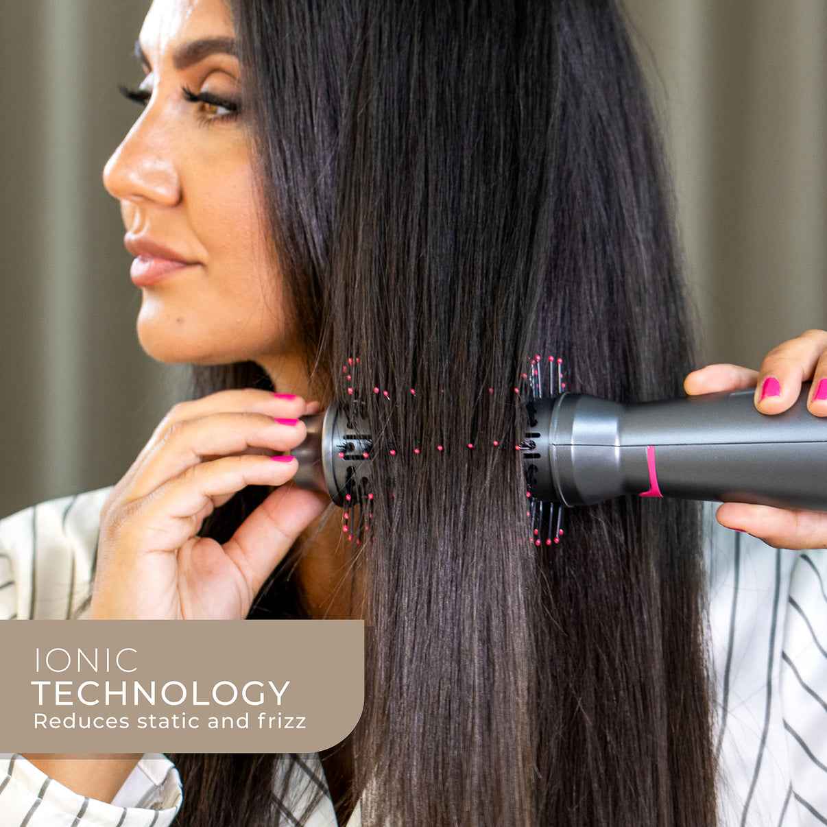 Bauer Short Hair Hot Air Blow Dry Brush