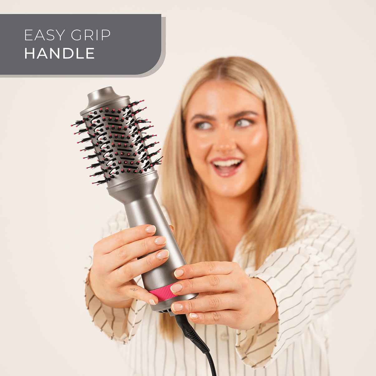 Bauer Short Hair Hot Air Blow Dry Brush