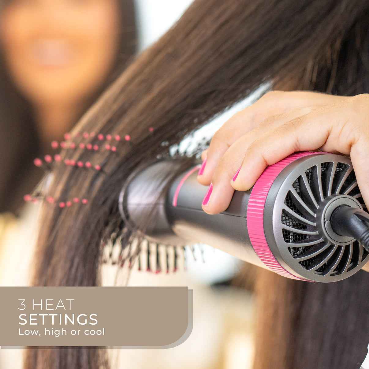 Bauer Short Hair Hot Air Blow Dry Brush