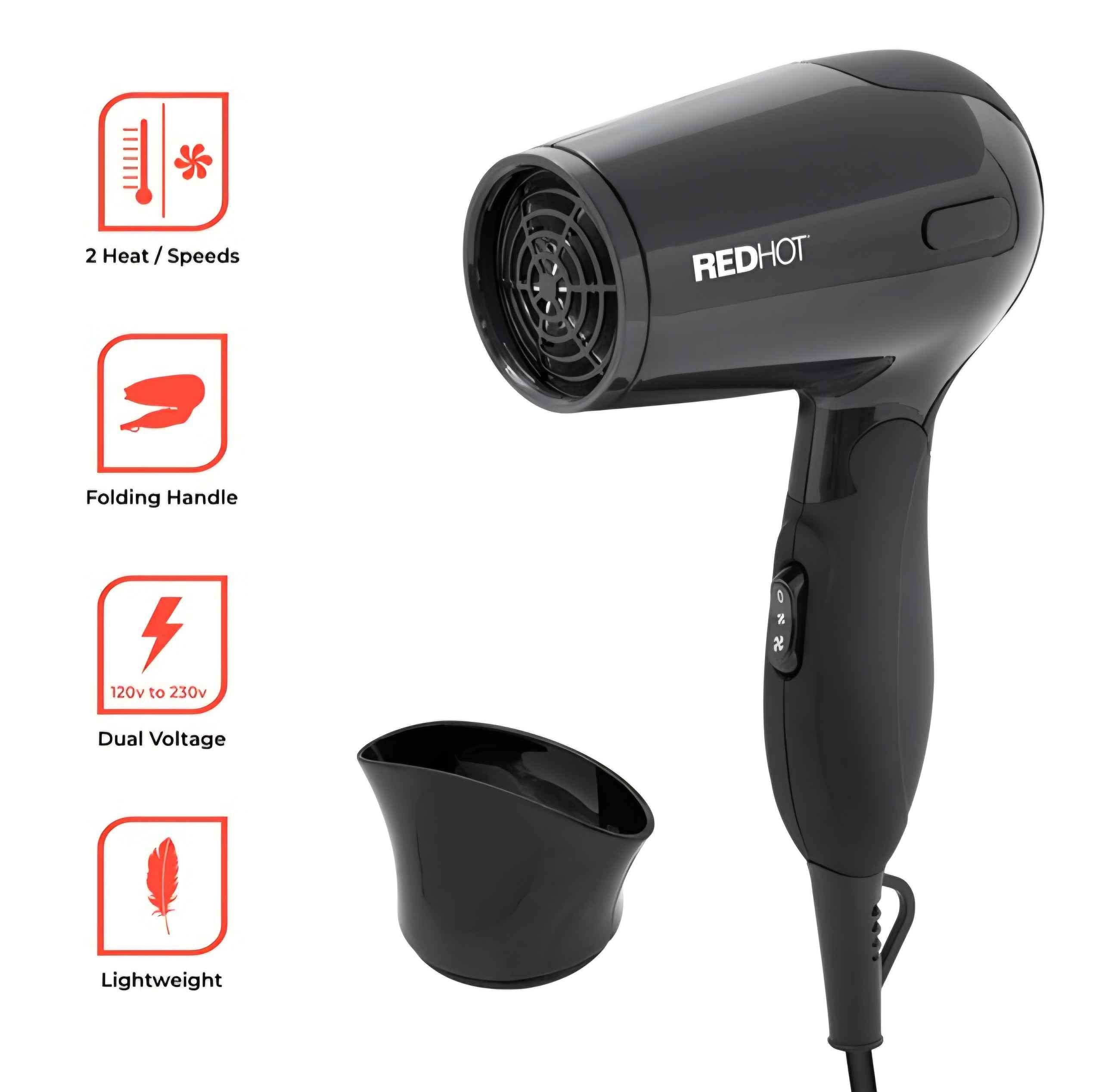 RedHot Compact Hair Dryer
