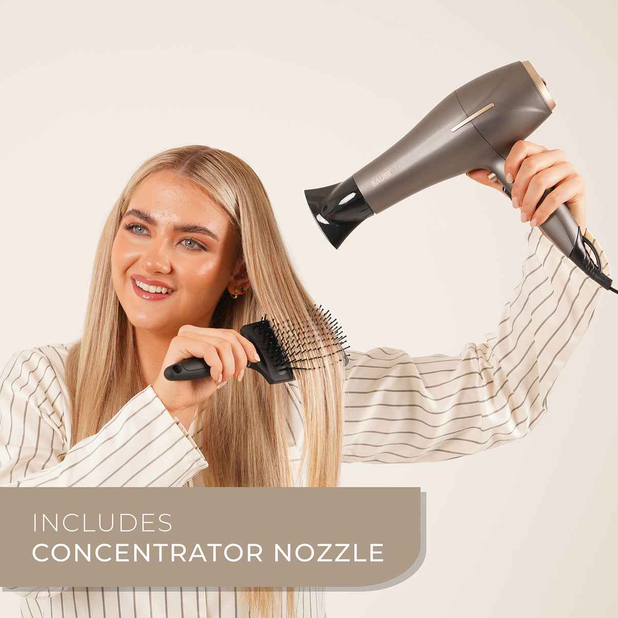 Bauer Tourmaline Ionic Hair Dryer Pro
