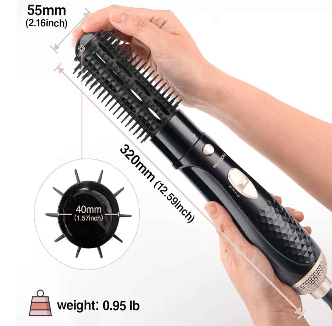 Pritech 4 In 1 Air Blow Dry Brush