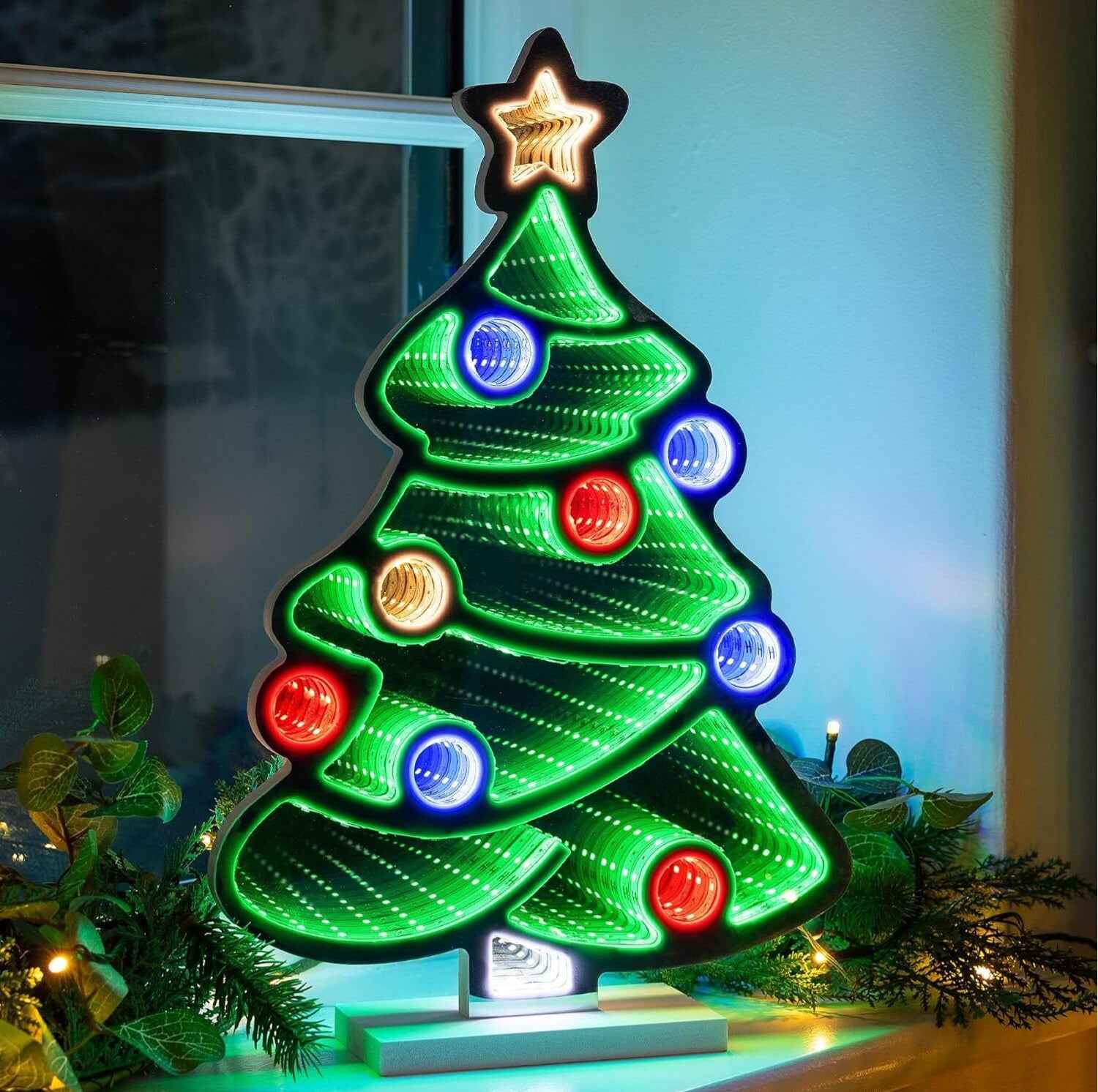 Premier Christmas Tree Infinity Mirror