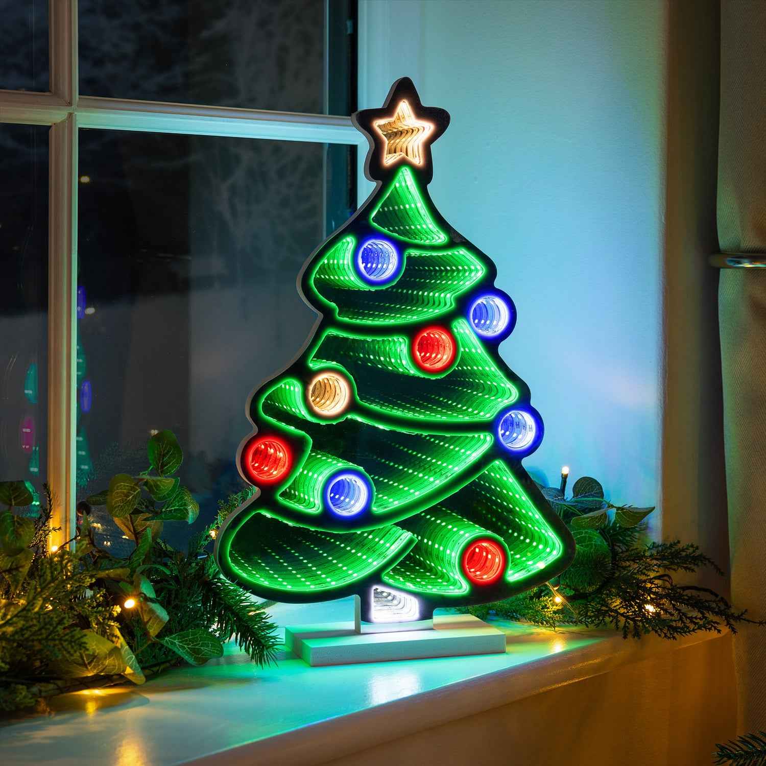 Premier Christmas Tree Infinity Mirror