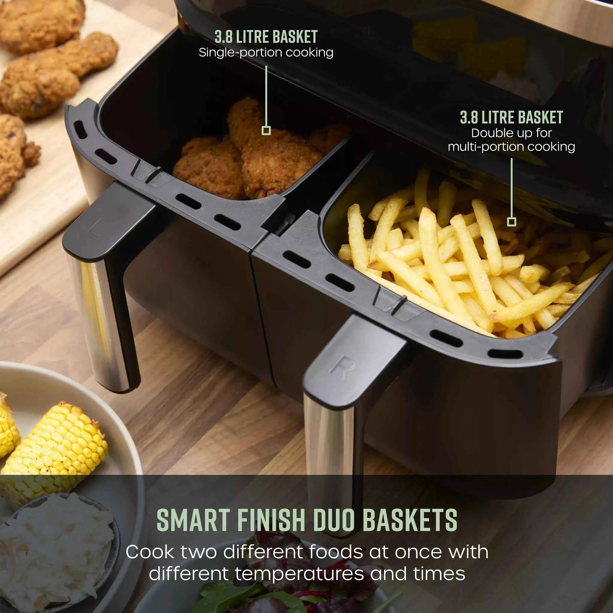 Swan 7.6L Cyclone Dual Digital Air Fryer