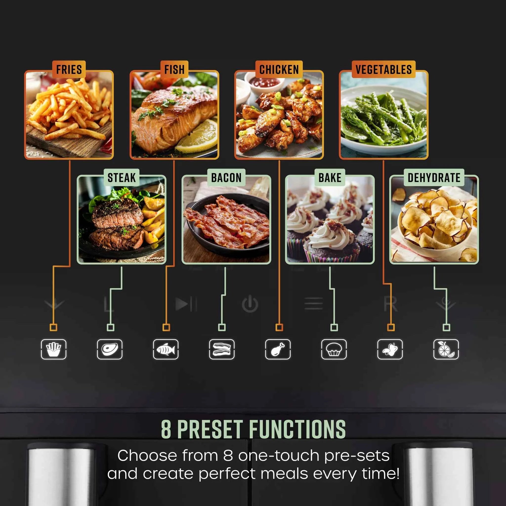 Swan 7.6L Cyclone Dual Digital Air Fryer