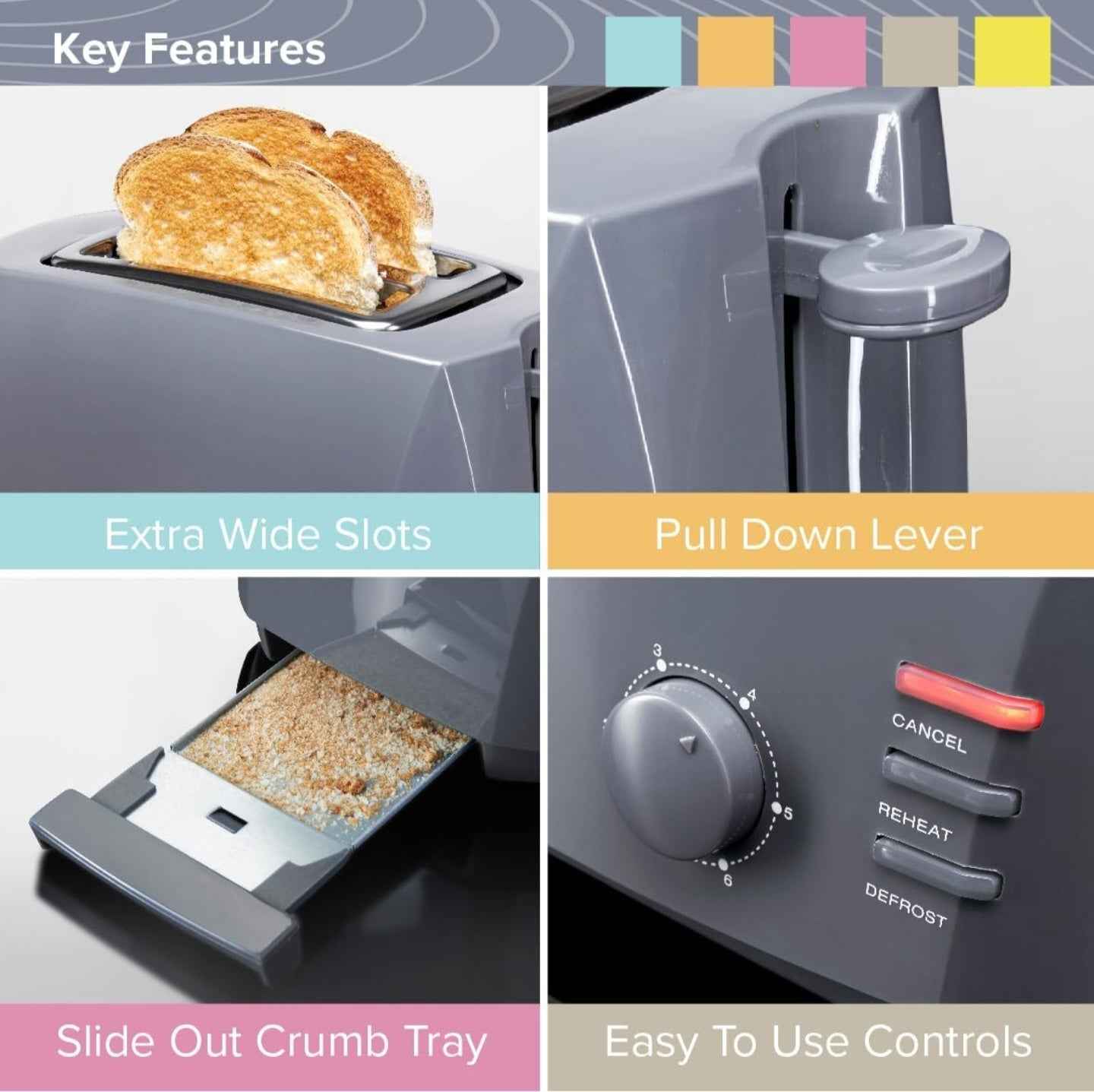 Quest 2 Slice Extra Wide Toaster