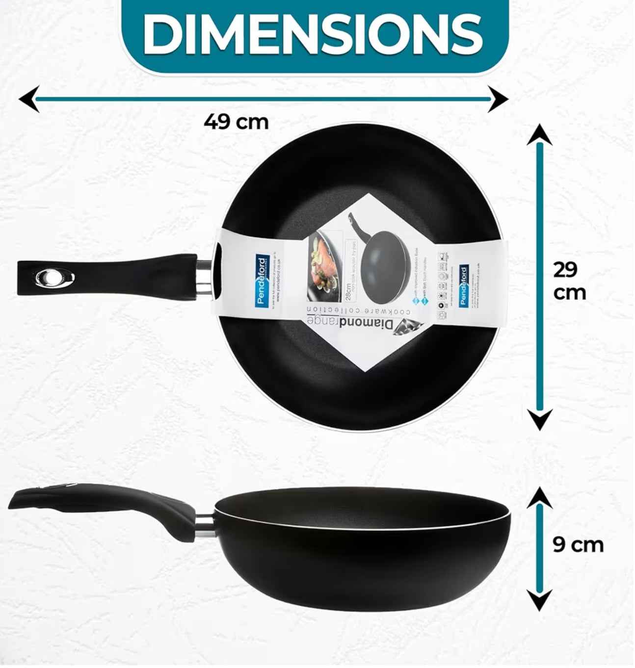 Pendeford Non Stick Stir Fry Pan