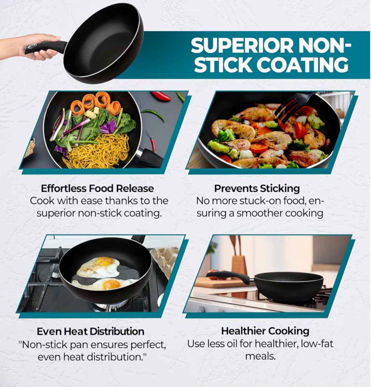 Pendeford Non Stick Stir Fry Pan