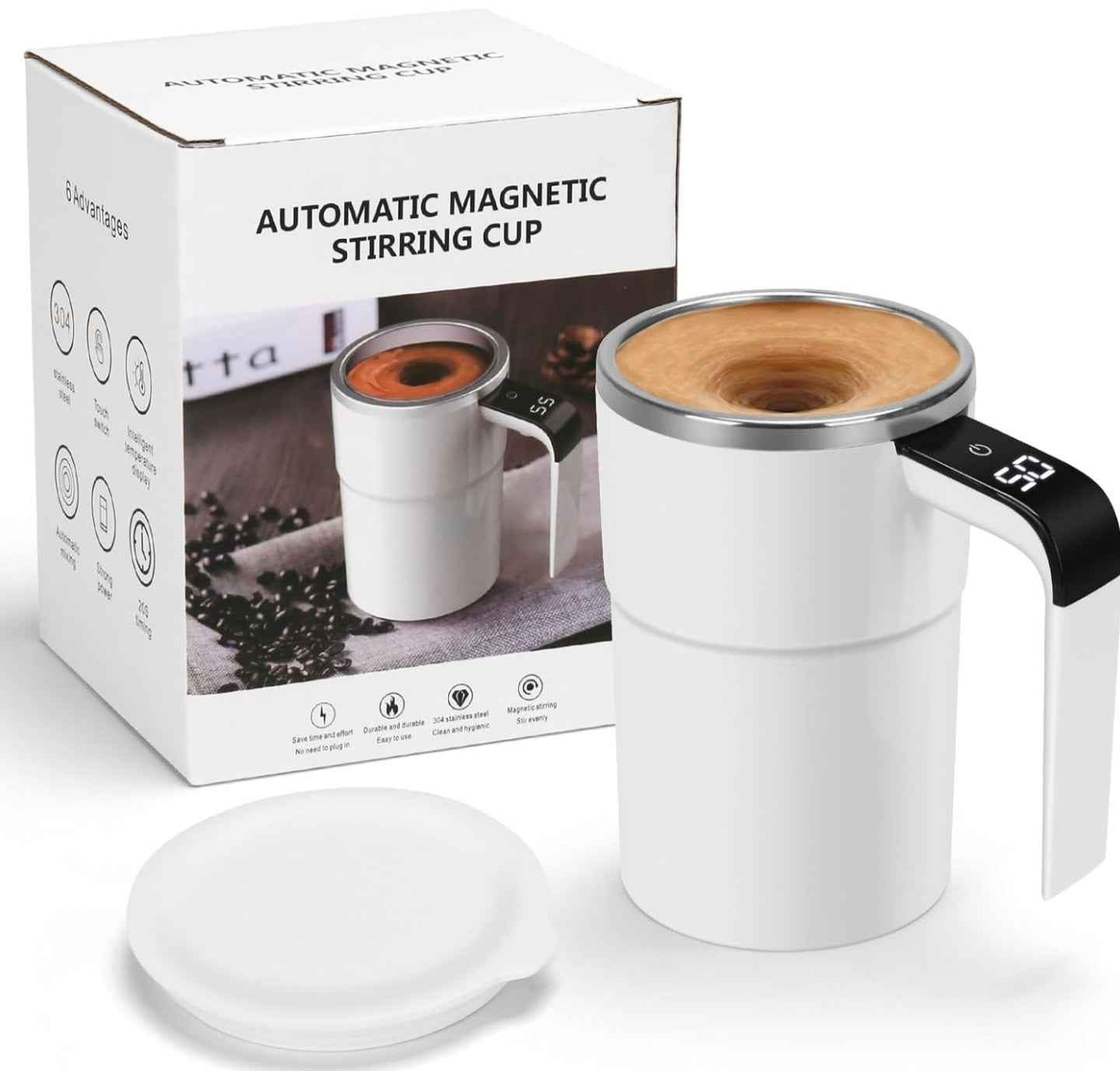 Rechargeable Automatic Self-Stirring Mug