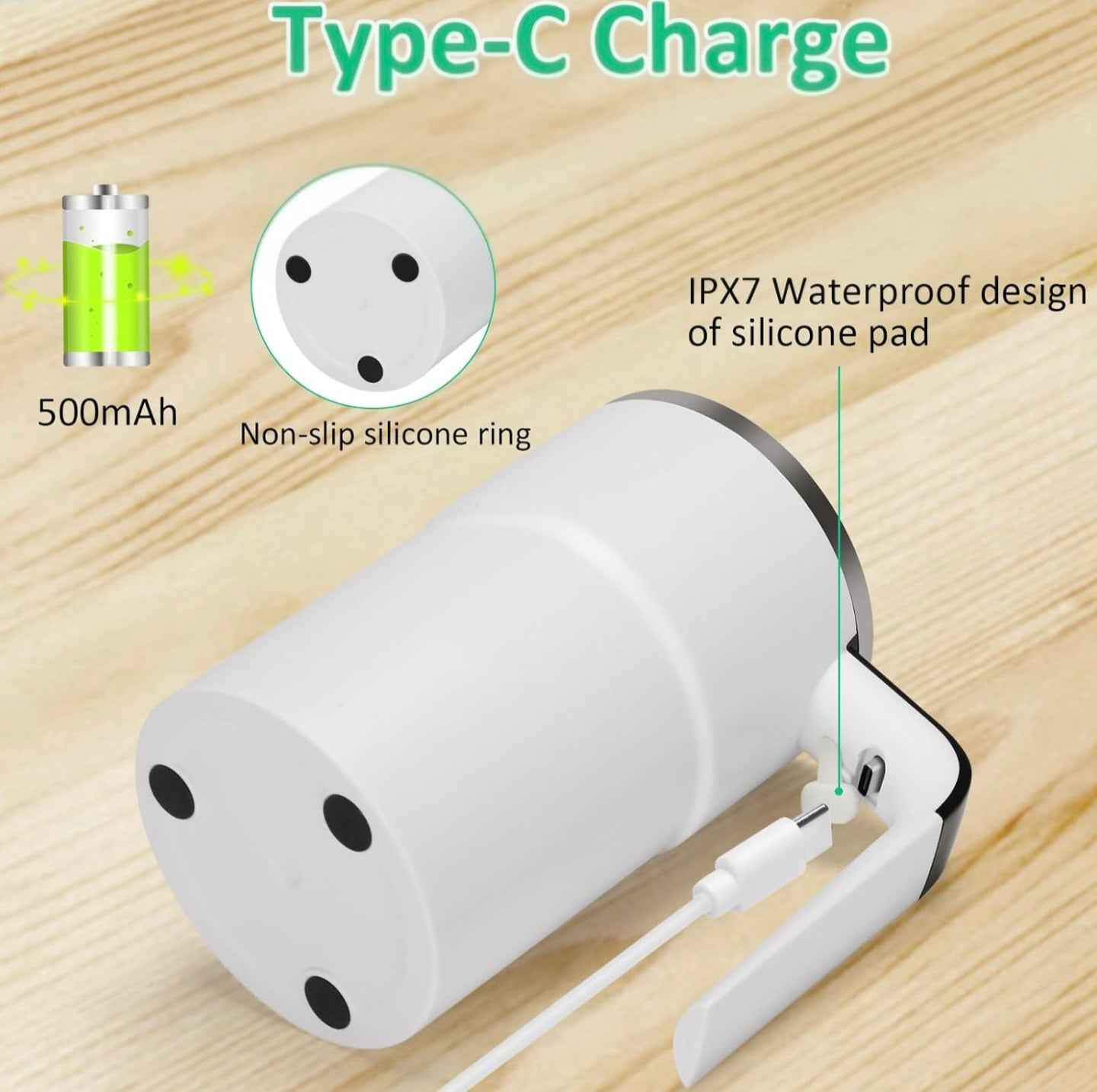 Rechargeable Automatic Self-Stirring Mug