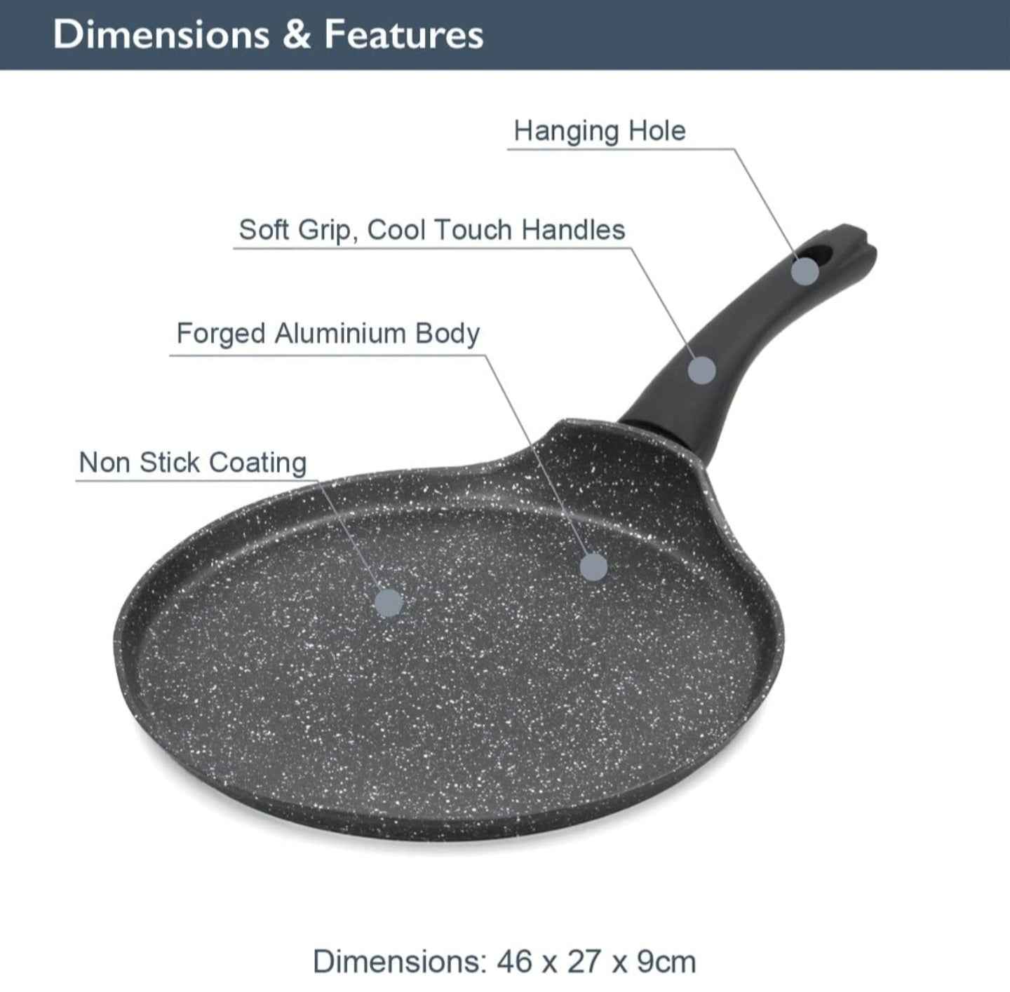Blackmoor 26cm  Non Stick Pancake Pan