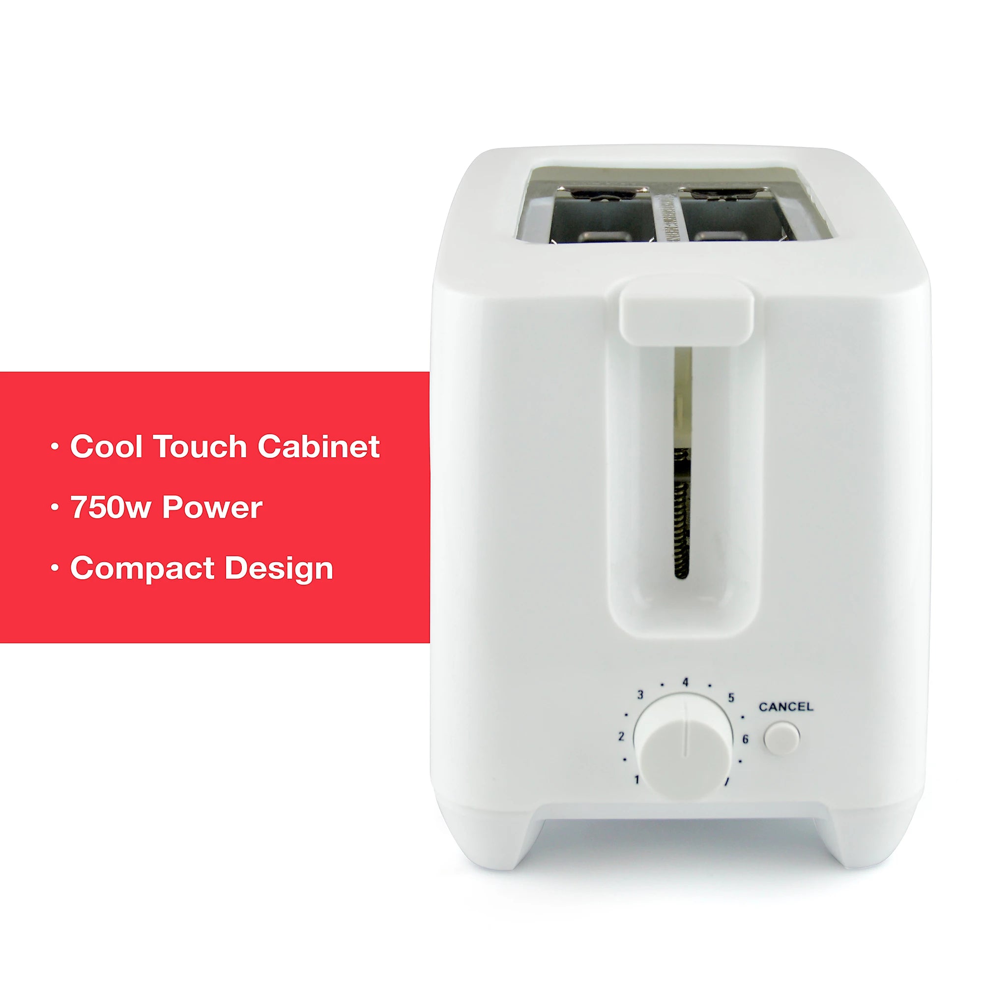 KitchenPerfected 2 Slice Extra Wide Slot Toaster